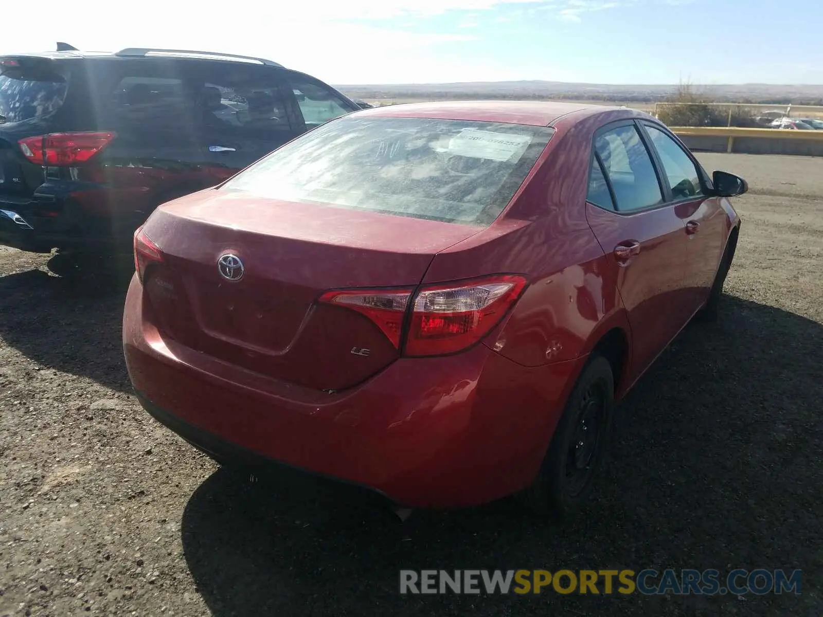 4 fotografías del automóvil dañado 5YFBURHE8KP928360 TOYOTA COROLLA 2019