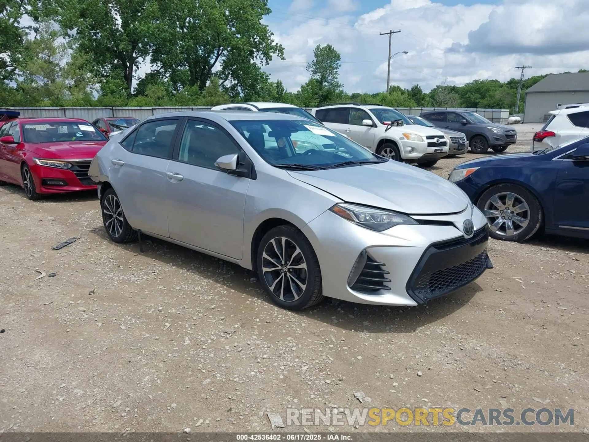 1 fotografías del automóvil dañado 5YFBURHE8KP928942 TOYOTA COROLLA 2019