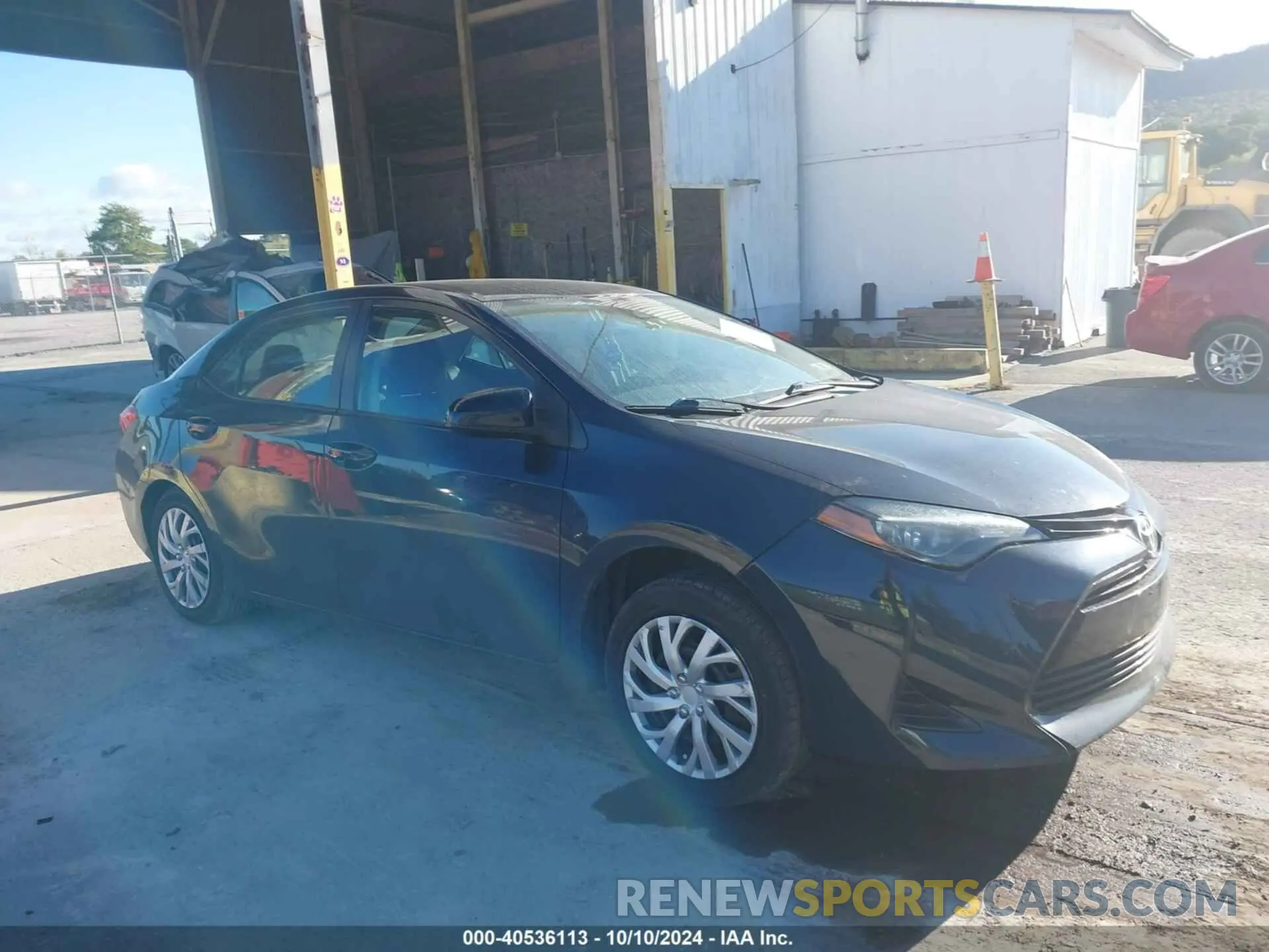 1 fotografías del automóvil dañado 5YFBURHE8KP930061 TOYOTA COROLLA 2019