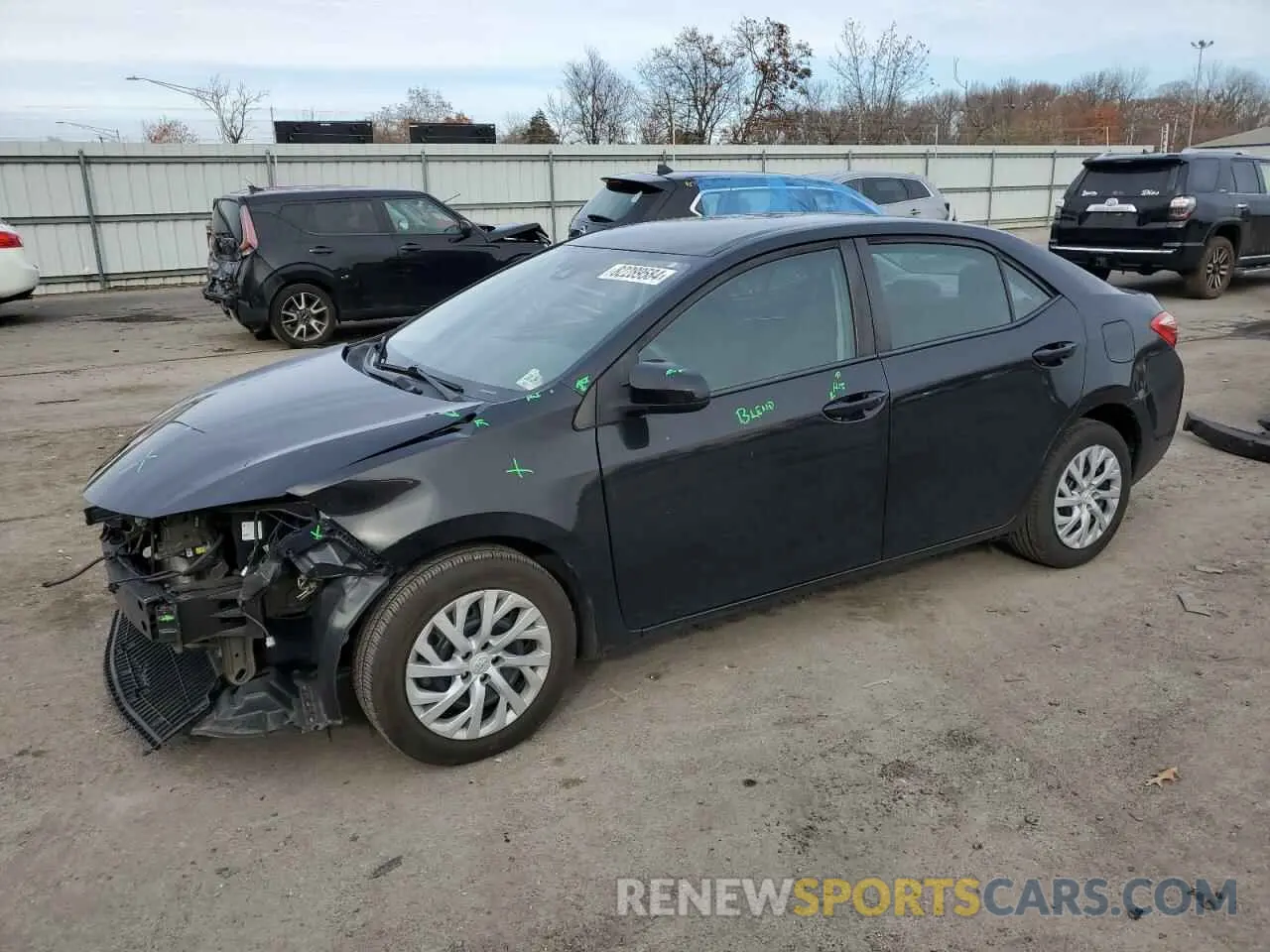 1 fotografías del automóvil dañado 5YFBURHE8KP932831 TOYOTA COROLLA 2019