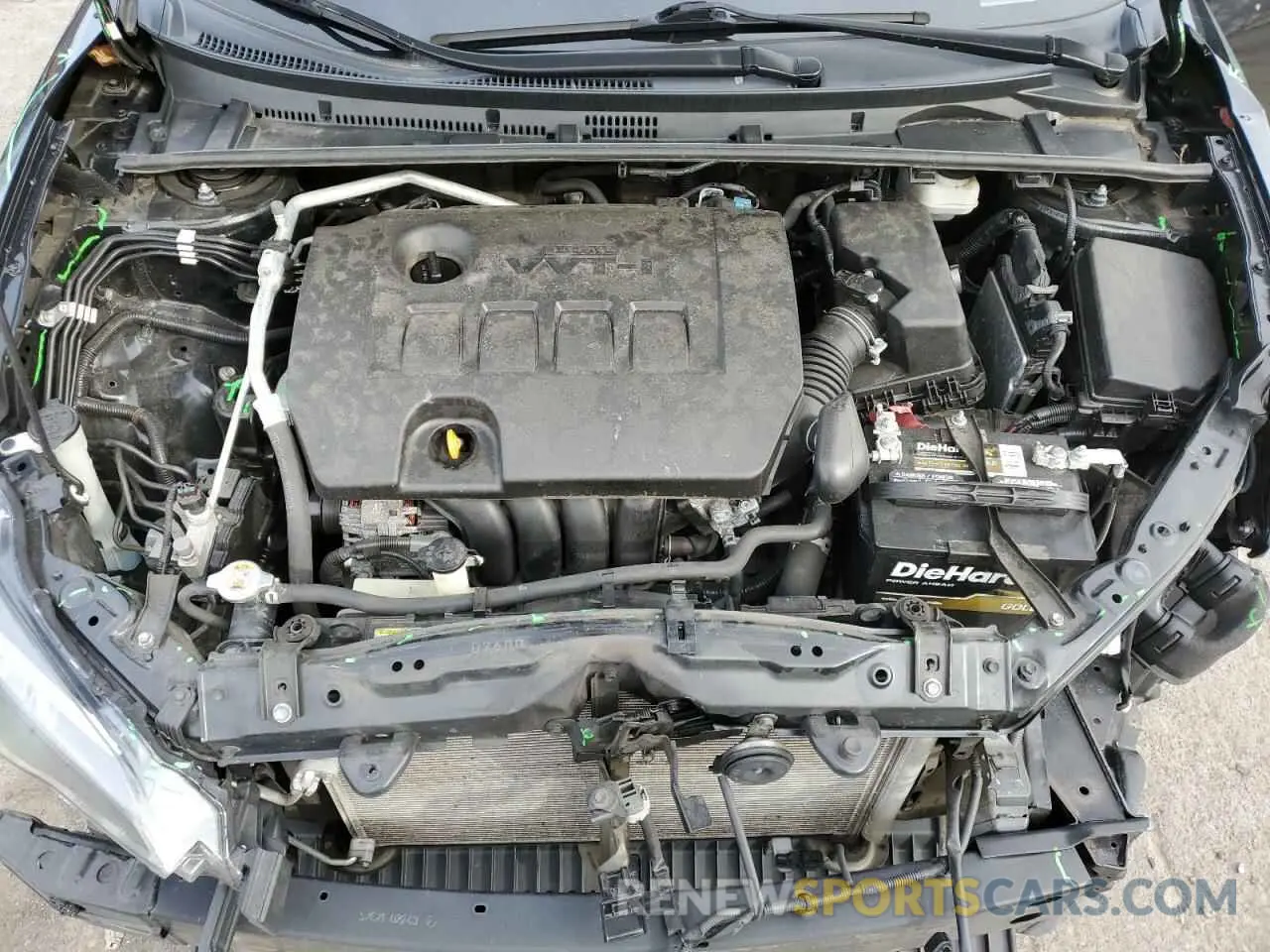 11 fotografías del automóvil dañado 5YFBURHE8KP932831 TOYOTA COROLLA 2019