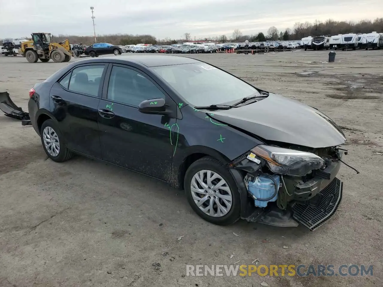 4 fotografías del automóvil dañado 5YFBURHE8KP932831 TOYOTA COROLLA 2019