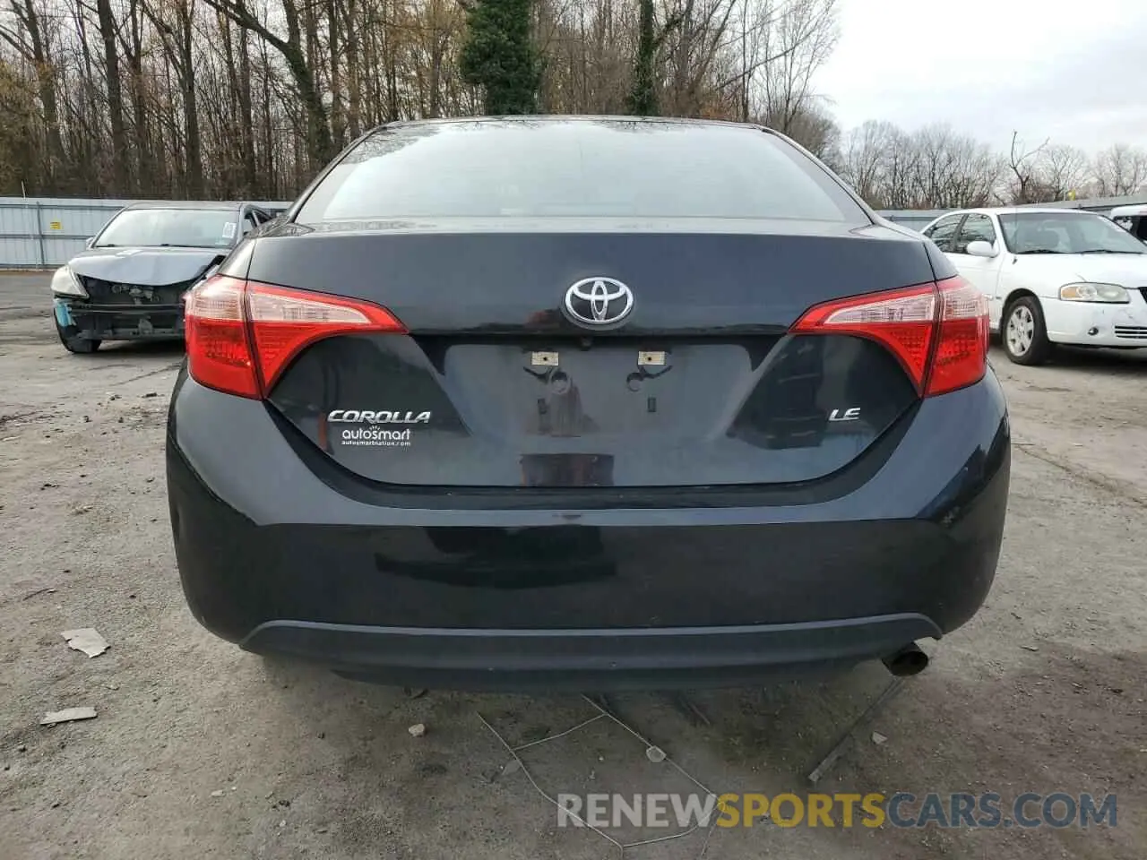 6 fotografías del automóvil dañado 5YFBURHE8KP932831 TOYOTA COROLLA 2019