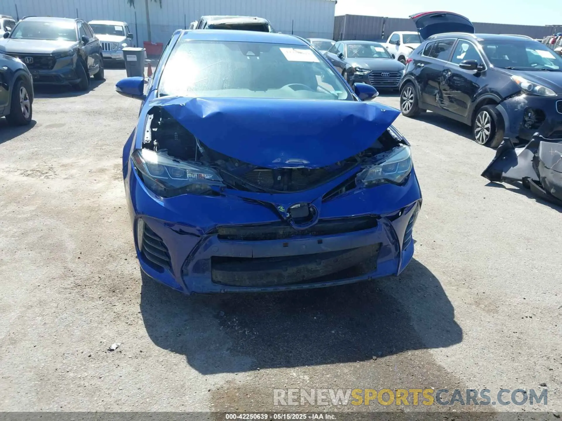 6 fotografías del automóvil dañado 5YFBURHE8KP939794 TOYOTA COROLLA 2019