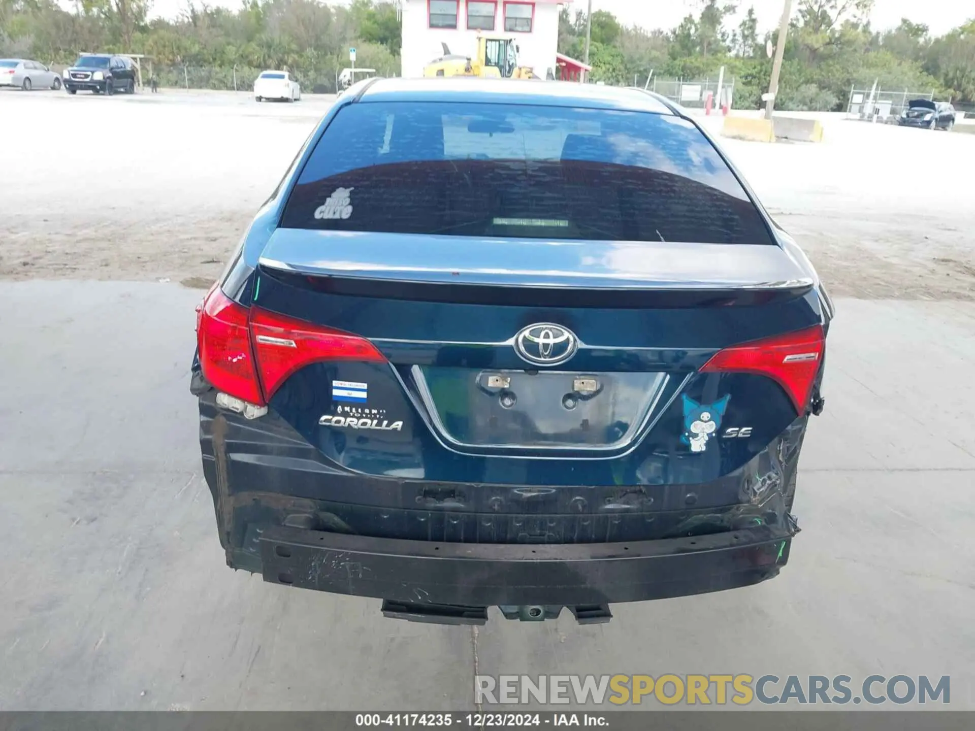 6 fotografías del automóvil dañado 5YFBURHE8KP942081 TOYOTA COROLLA 2019