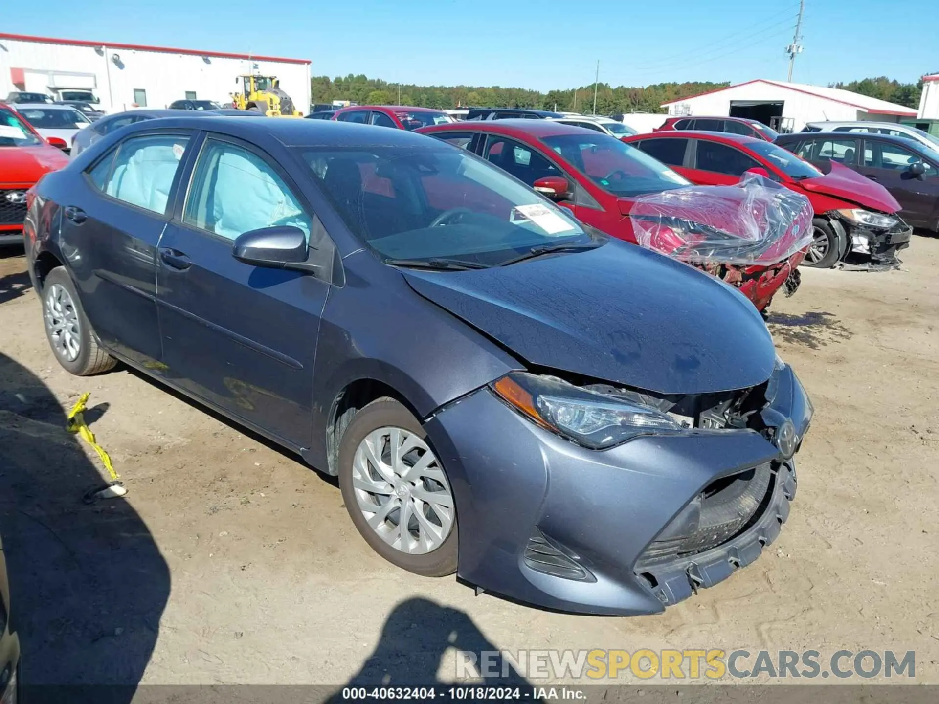 1 fotografías del automóvil dañado 5YFBURHE8KP943067 TOYOTA COROLLA 2019