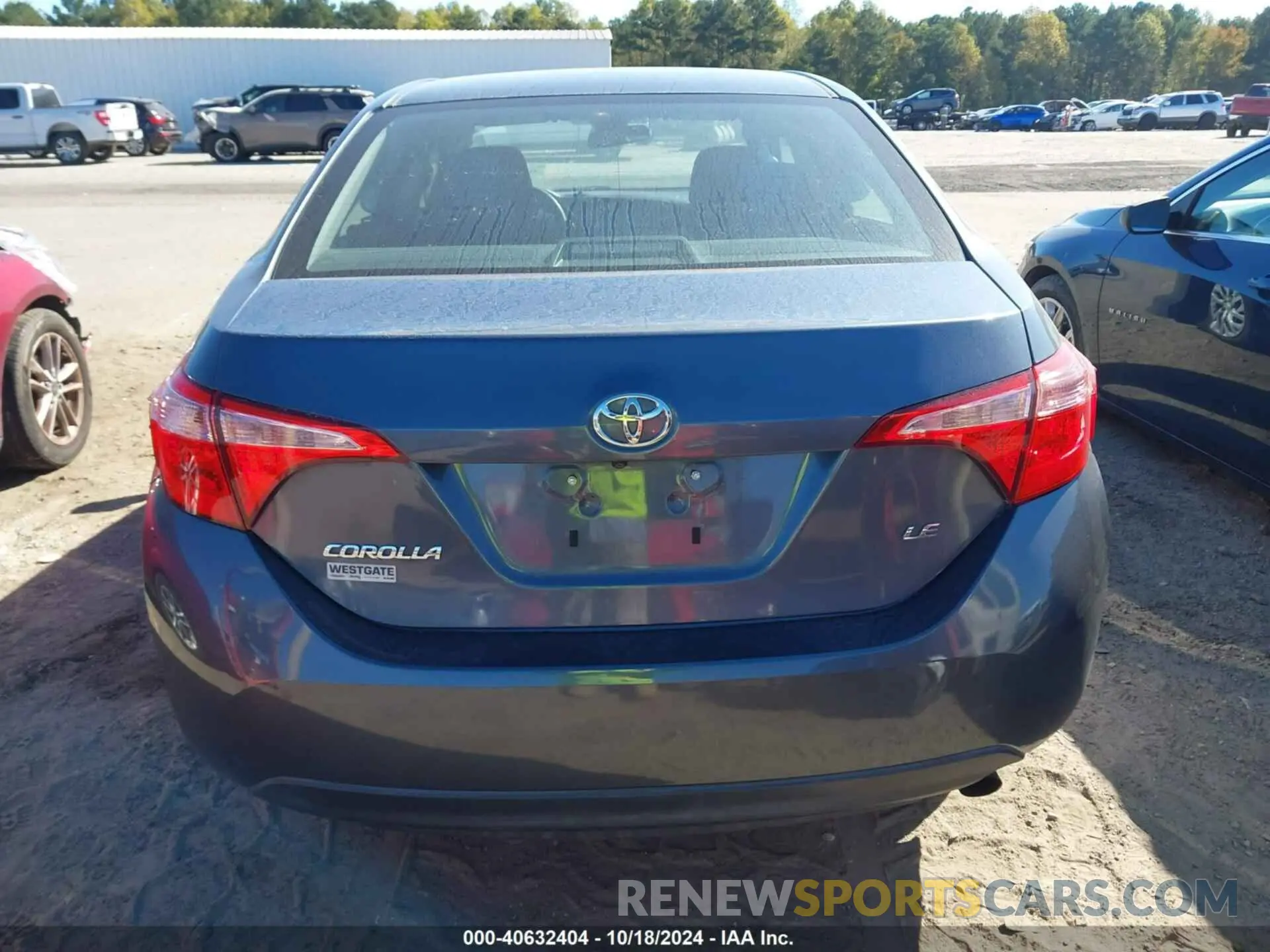 15 fotografías del automóvil dañado 5YFBURHE8KP943067 TOYOTA COROLLA 2019