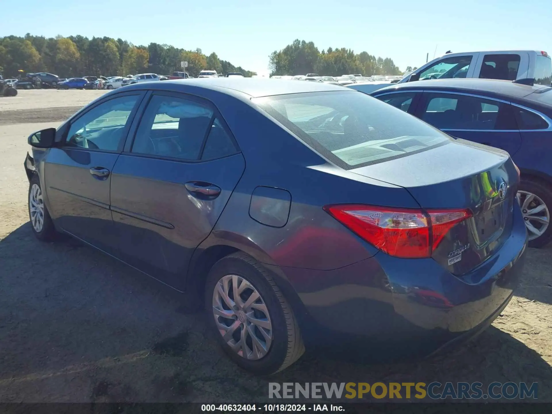 3 fotografías del automóvil dañado 5YFBURHE8KP943067 TOYOTA COROLLA 2019