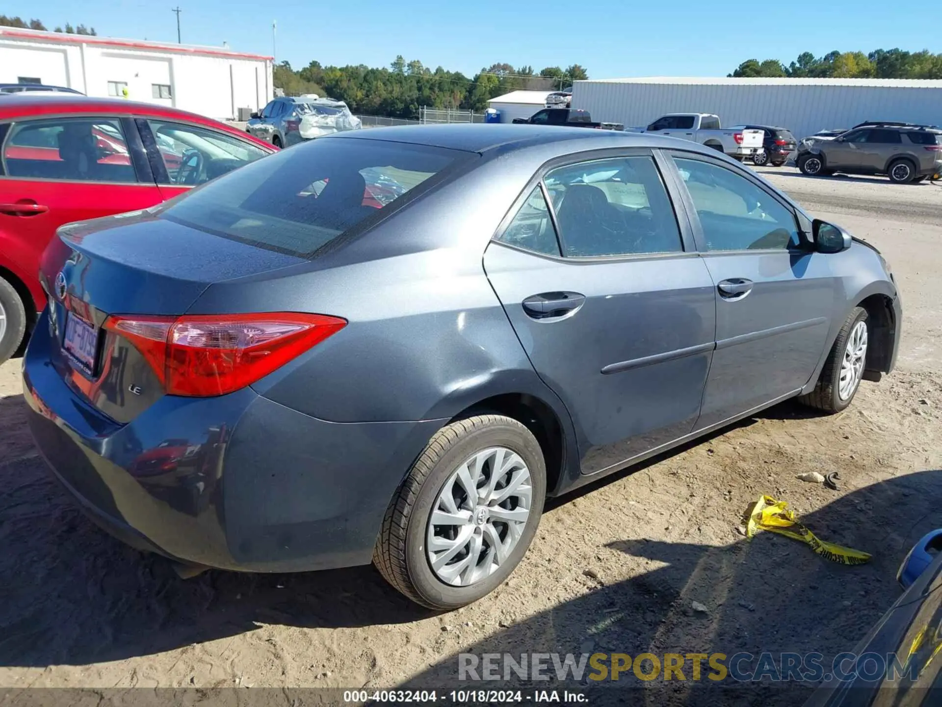 4 fotografías del automóvil dañado 5YFBURHE8KP943067 TOYOTA COROLLA 2019