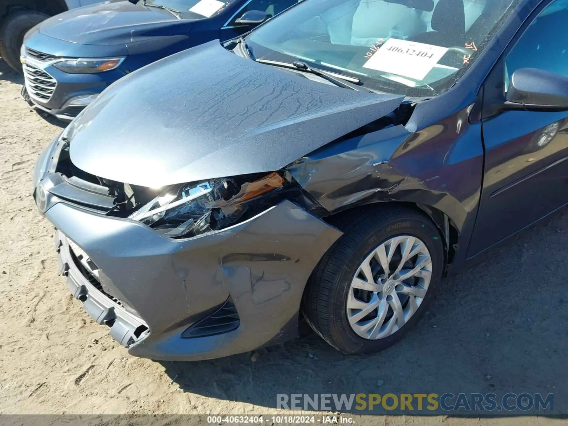 6 fotografías del automóvil dañado 5YFBURHE8KP943067 TOYOTA COROLLA 2019