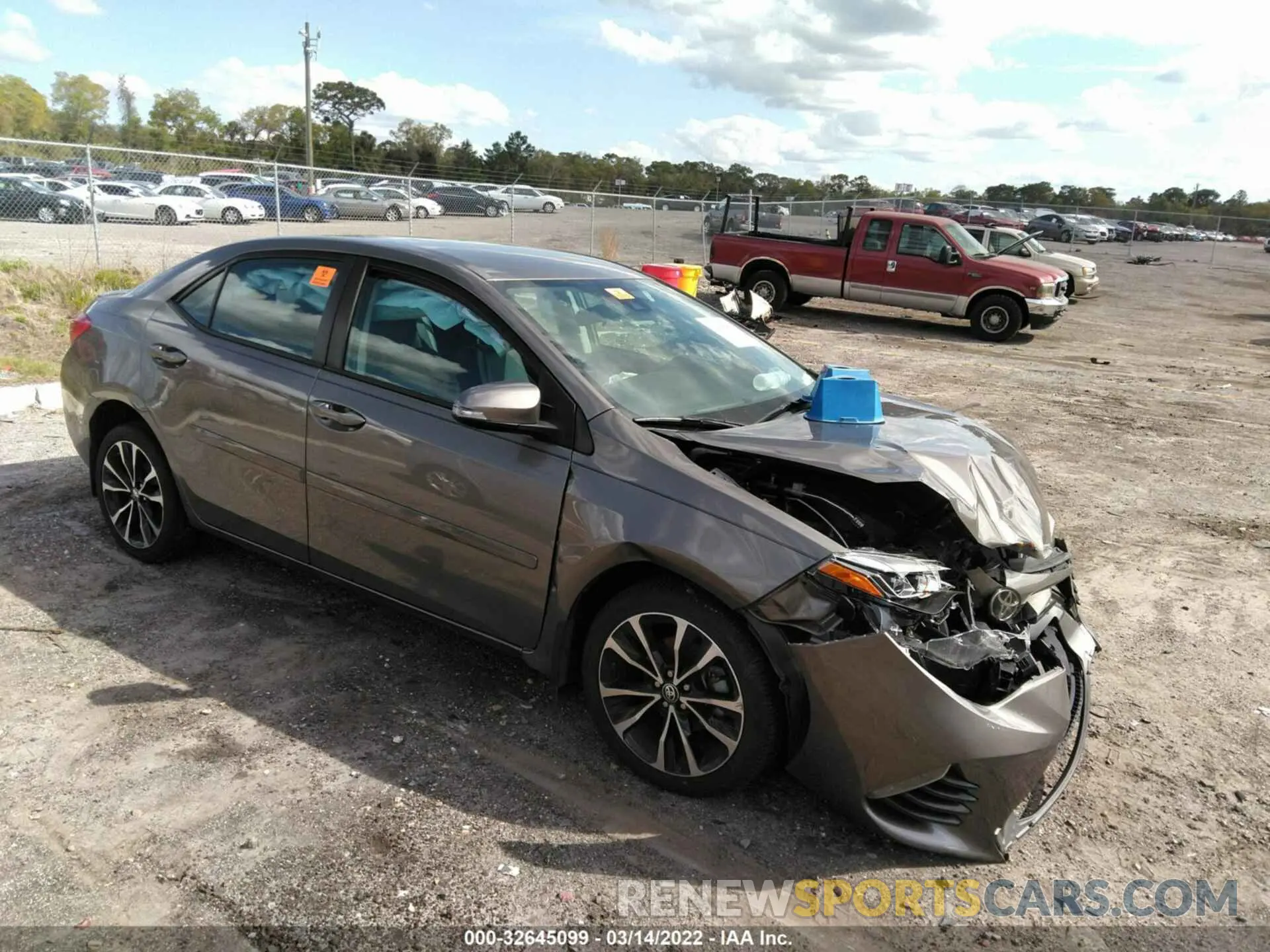 1 fotografías del automóvil dañado 5YFBURHE8KP948916 TOYOTA COROLLA 2019