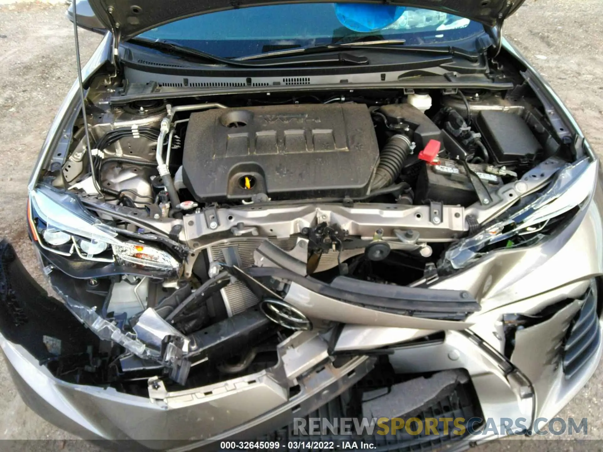 10 fotografías del automóvil dañado 5YFBURHE8KP948916 TOYOTA COROLLA 2019