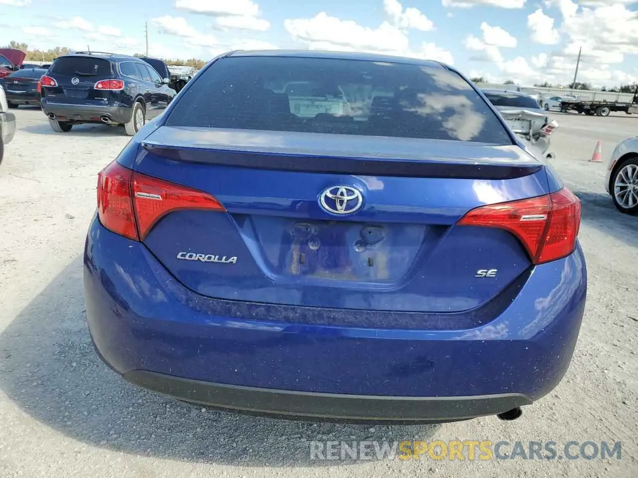 6 fotografías del automóvil dañado 5YFBURHE9KP860134 TOYOTA COROLLA 2019