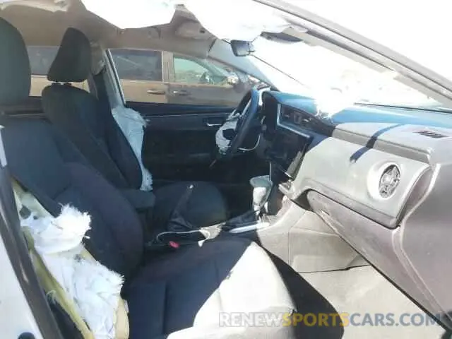 5 fotografías del automóvil dañado 5YFBURHE9KP867696 TOYOTA COROLLA 2019