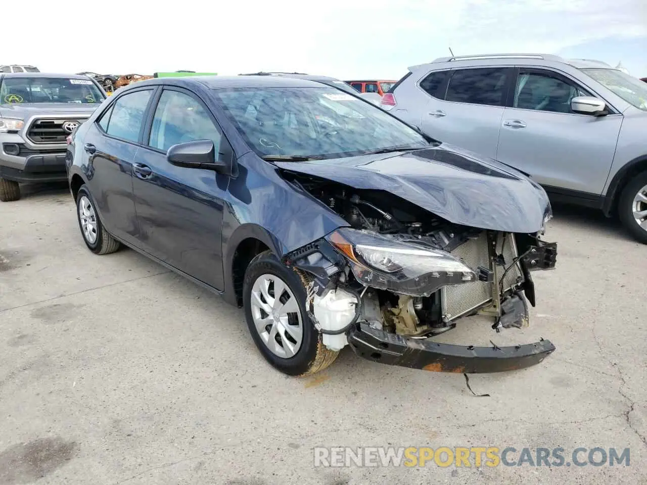 1 fotografías del automóvil dañado 5YFBURHE9KP877578 TOYOTA COROLLA 2019