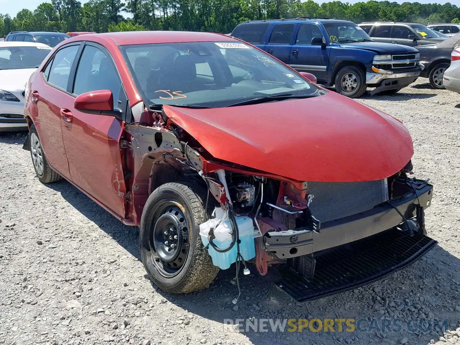 1 fotografías del automóvil dañado 5YFBURHE9KP879055 TOYOTA COROLLA 2019