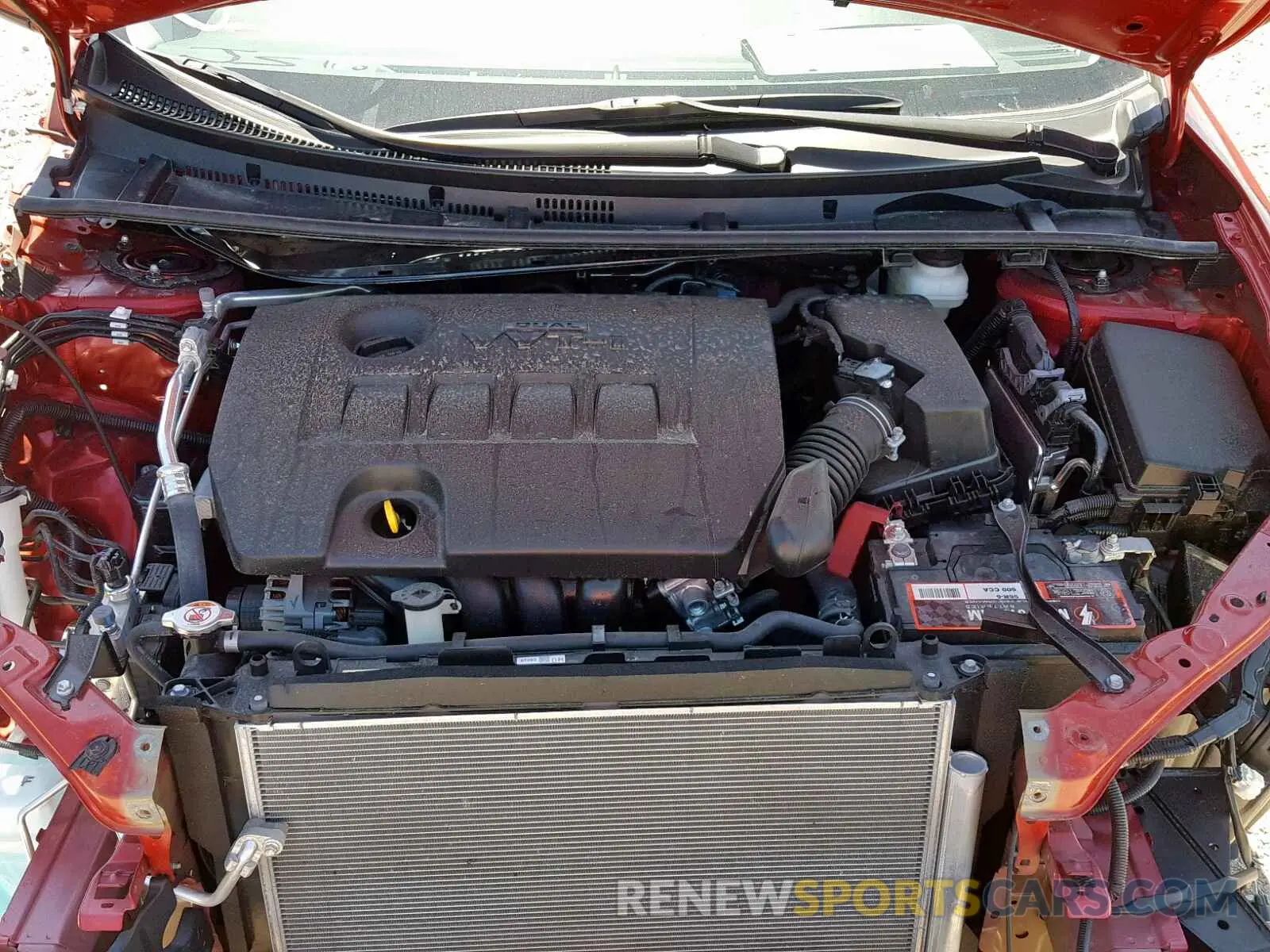 7 fotografías del automóvil dañado 5YFBURHE9KP879055 TOYOTA COROLLA 2019