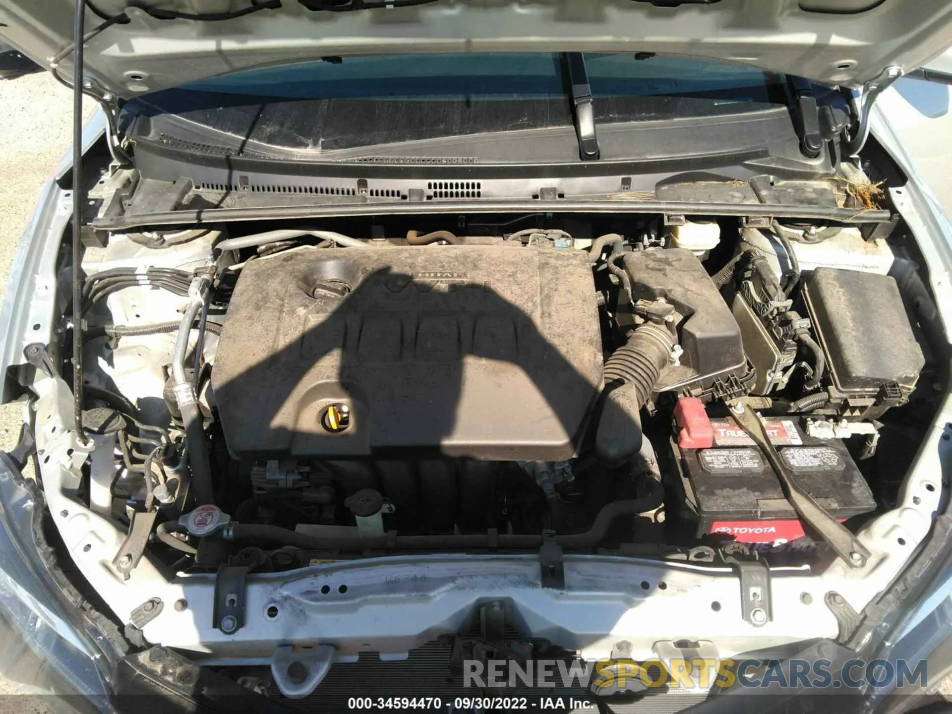 10 fotografías del automóvil dañado 5YFBURHE9KP881713 TOYOTA COROLLA 2019