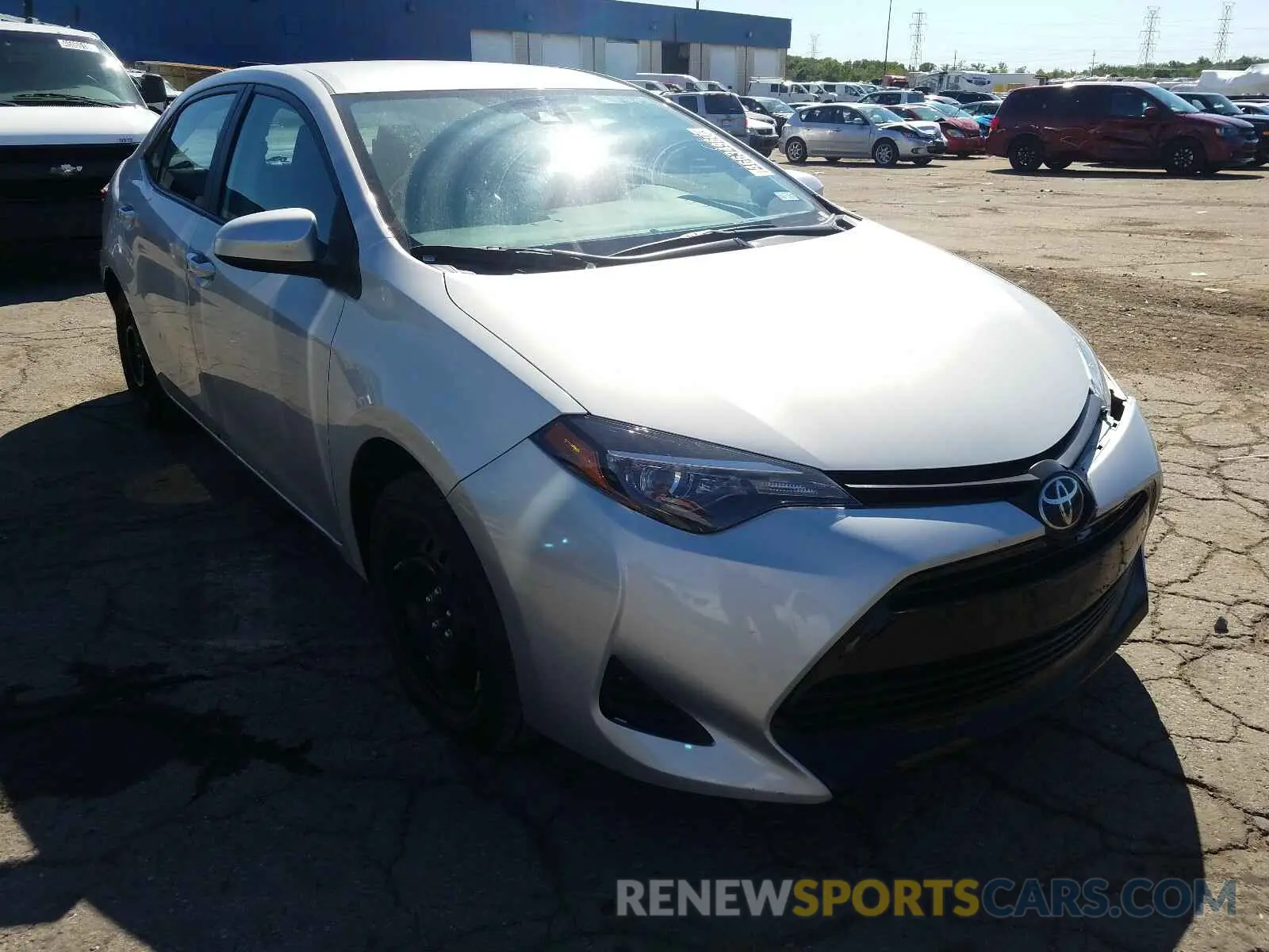 1 fotografías del automóvil dañado 5YFBURHE9KP885342 TOYOTA COROLLA 2019