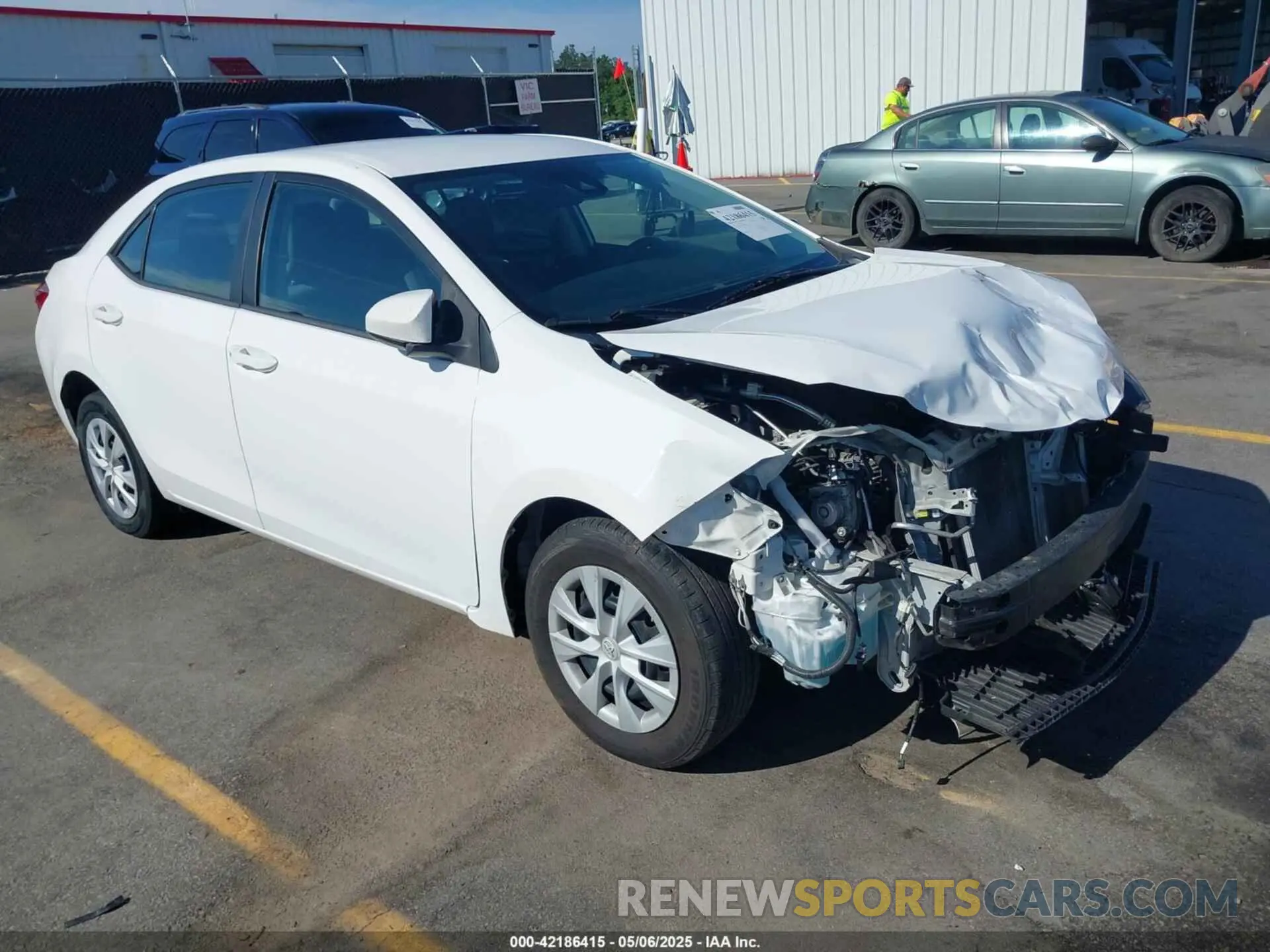 1 fotografías del automóvil dañado 5YFBURHE9KP886264 TOYOTA COROLLA 2019