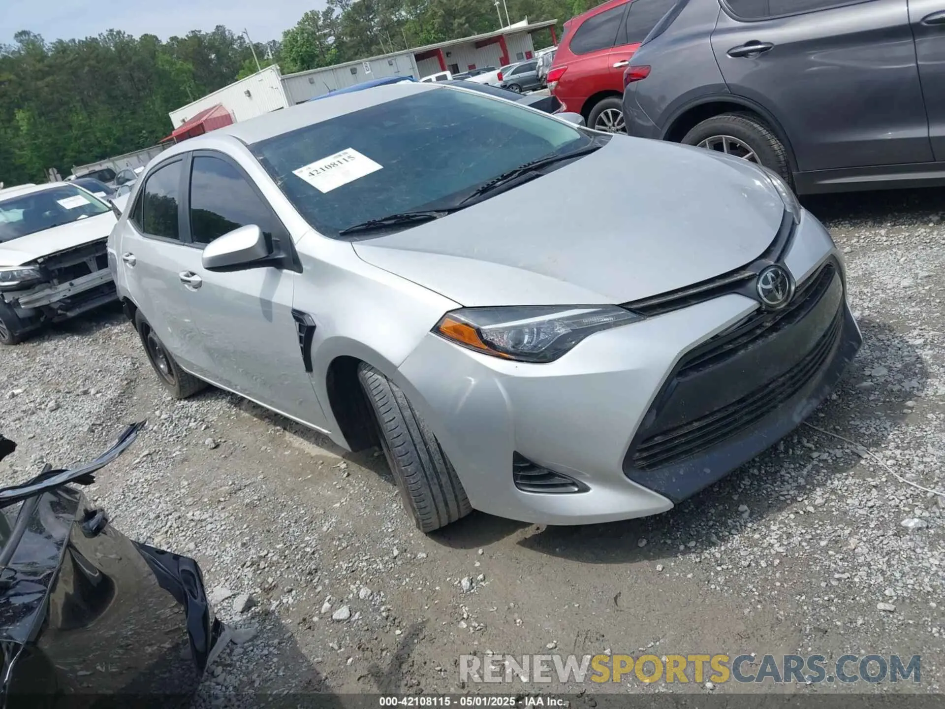 1 fotografías del automóvil dañado 5YFBURHE9KP886488 TOYOTA COROLLA 2019