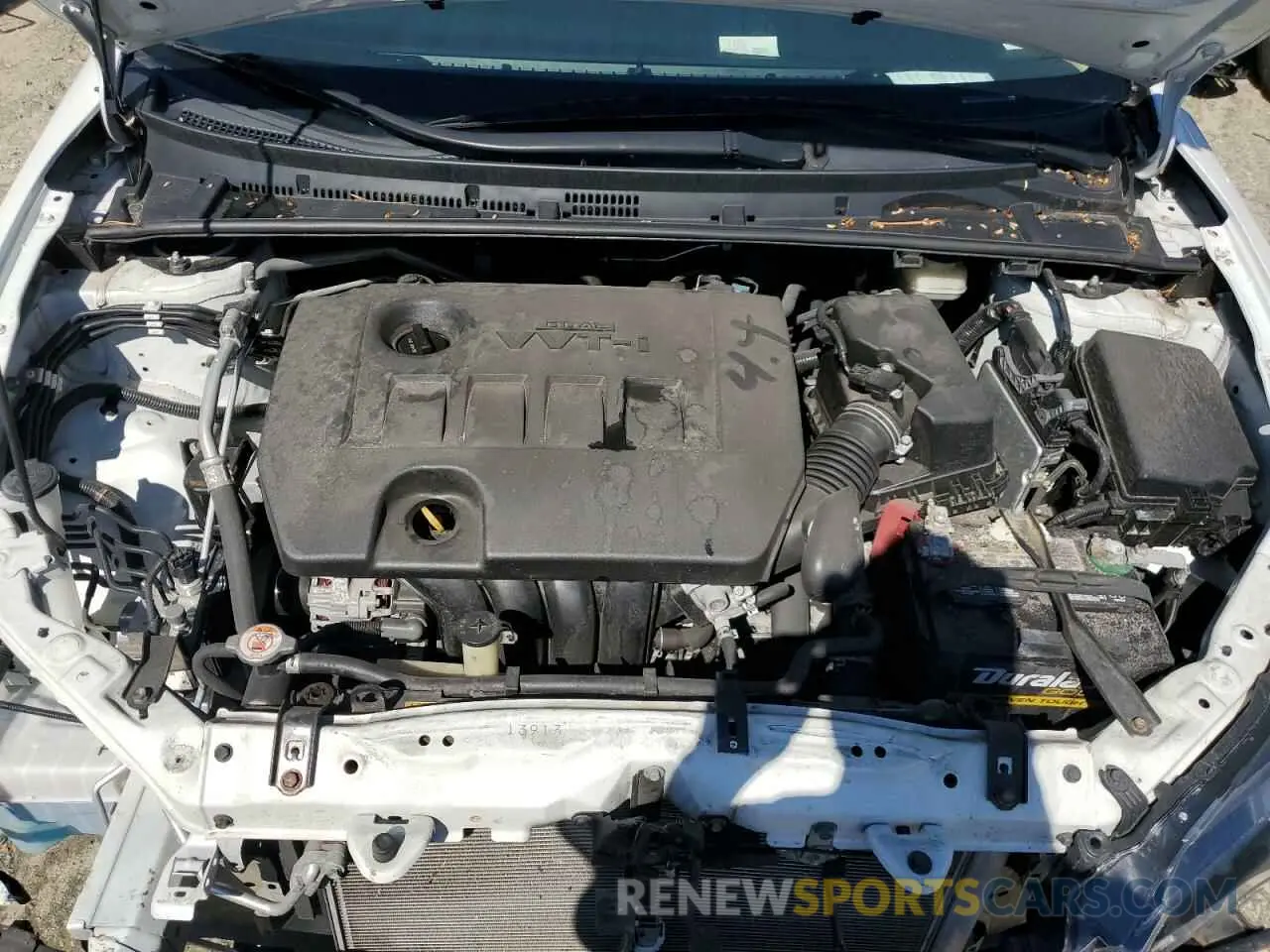 11 fotografías del automóvil dañado 5YFBURHE9KP889276 TOYOTA COROLLA 2019