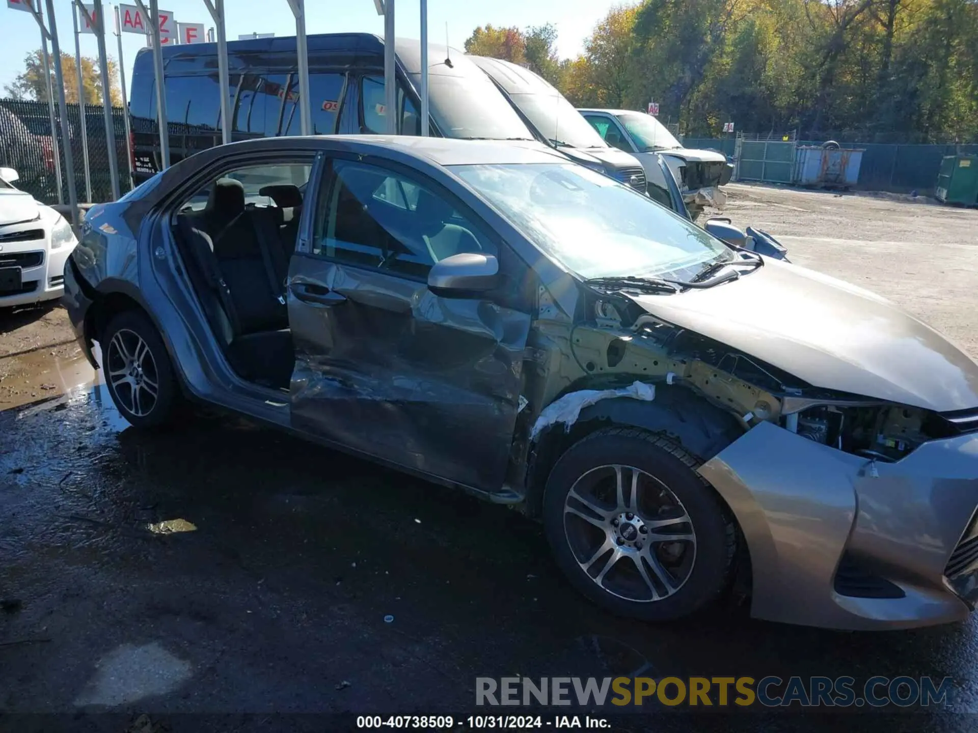 6 fotografías del automóvil dañado 5YFBURHE9KP889925 TOYOTA COROLLA 2019
