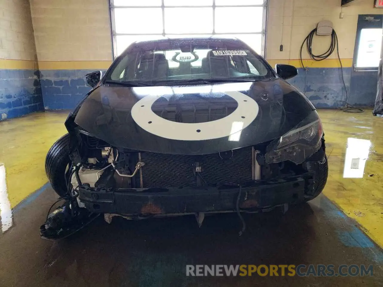 5 fotografías del automóvil dañado 5YFBURHE9KP894817 TOYOTA COROLLA 2019