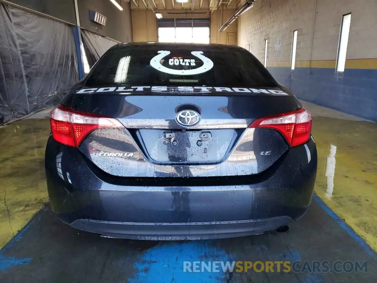 6 fotografías del automóvil dañado 5YFBURHE9KP894817 TOYOTA COROLLA 2019
