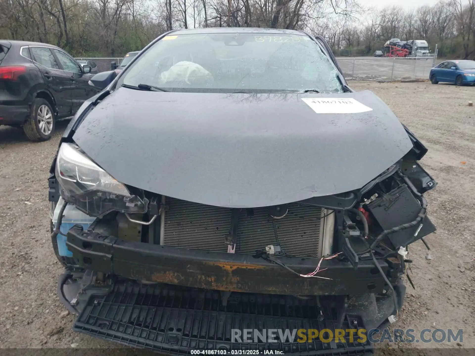 19 fotografías del automóvil dañado 5YFBURHE9KP898284 TOYOTA COROLLA 2019