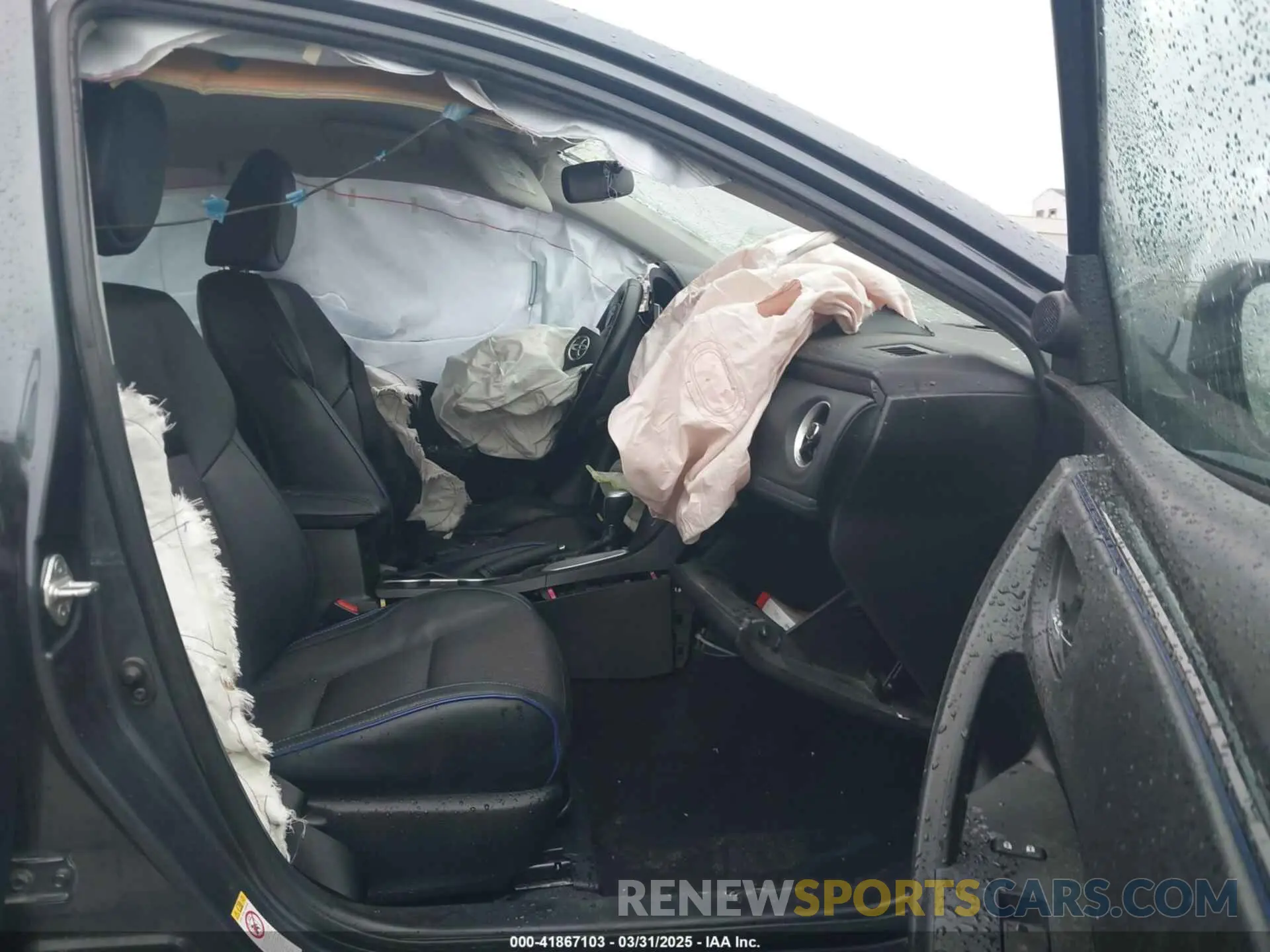 5 fotografías del automóvil dañado 5YFBURHE9KP898284 TOYOTA COROLLA 2019