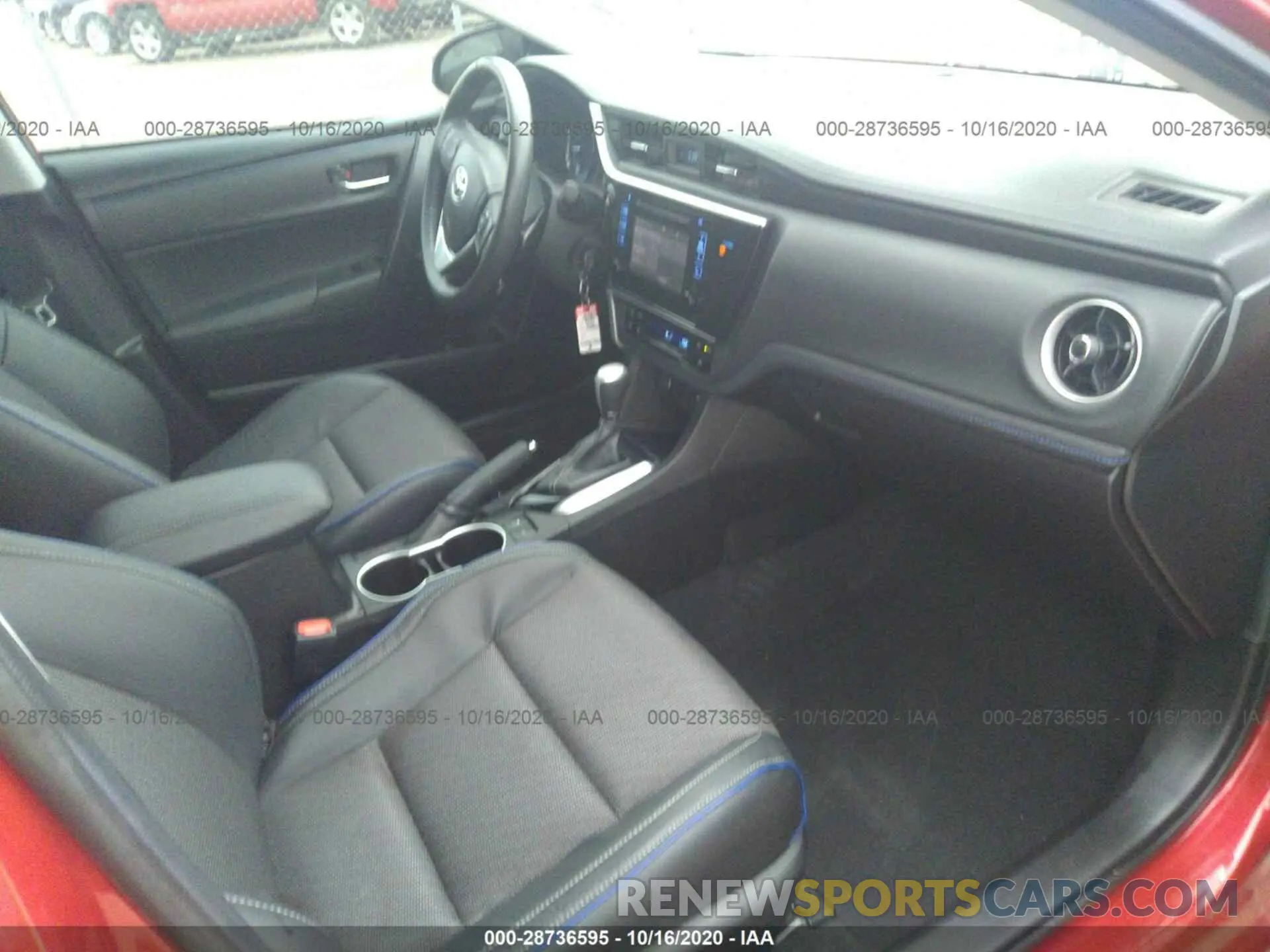 5 fotografías del automóvil dañado 5YFBURHE9KP898639 TOYOTA COROLLA 2019