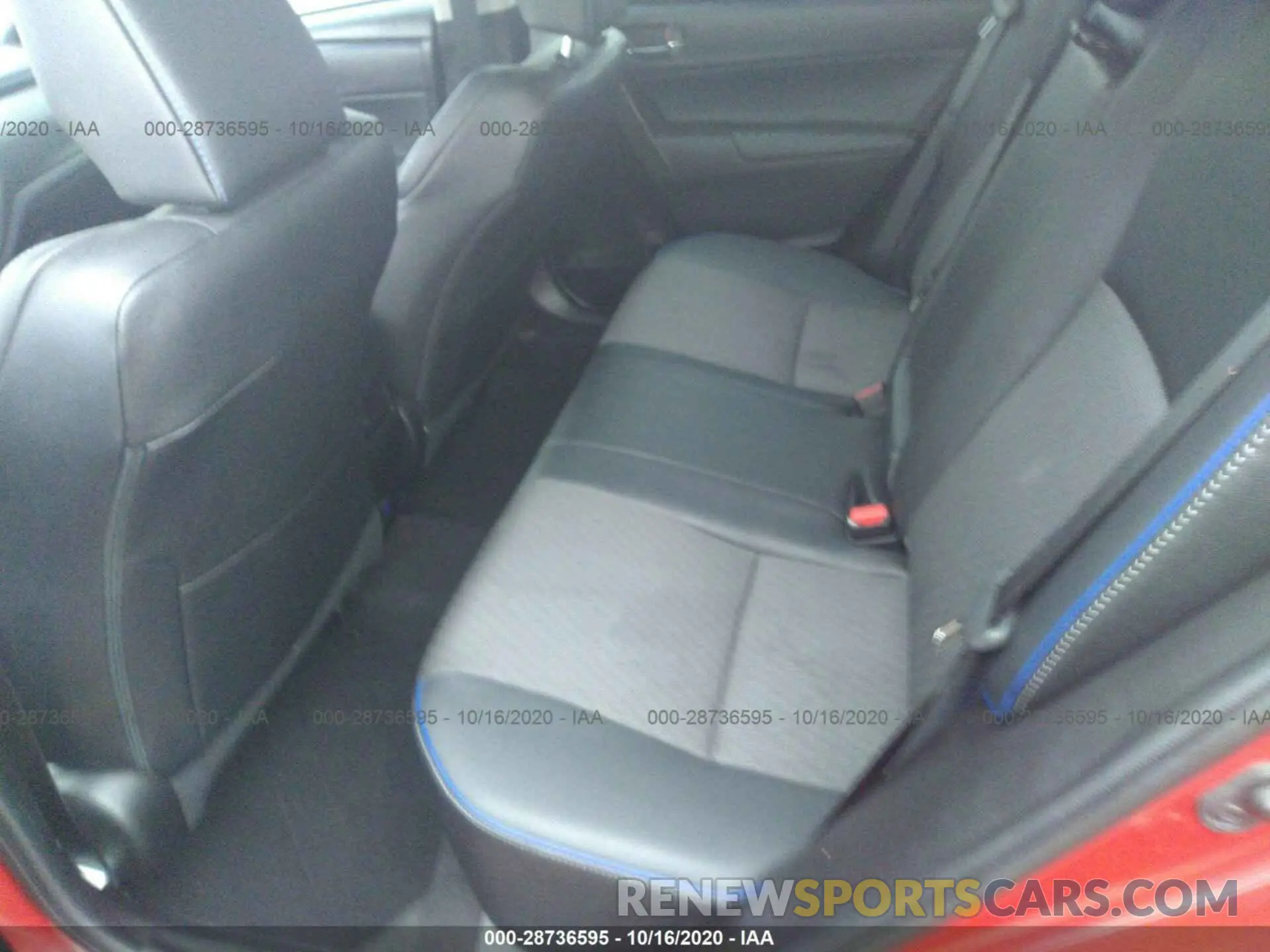 8 fotografías del automóvil dañado 5YFBURHE9KP898639 TOYOTA COROLLA 2019