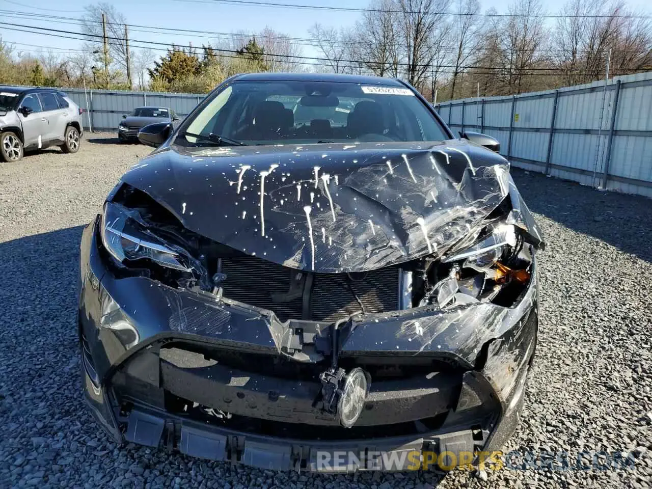 5 fotografías del automóvil dañado 5YFBURHE9KP898642 TOYOTA COROLLA 2019
