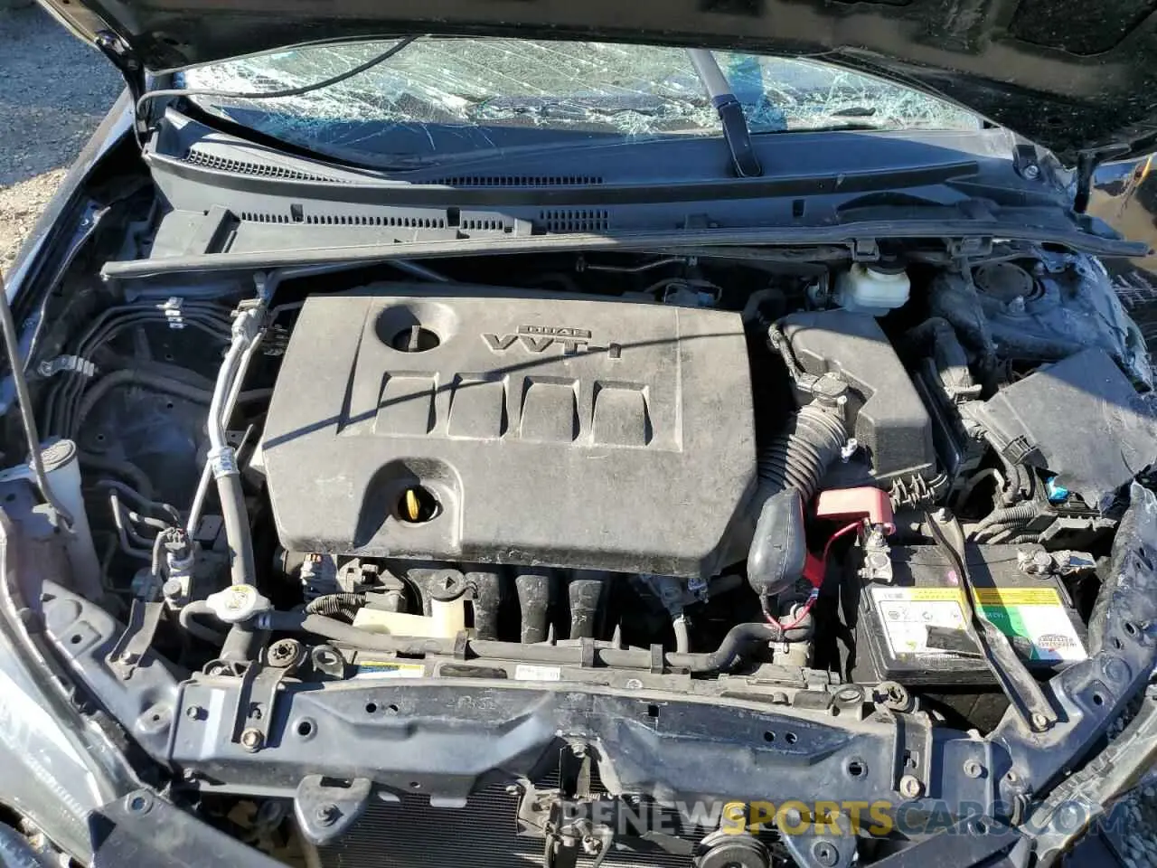 11 fotografías del automóvil dañado 5YFBURHE9KP904634 TOYOTA COROLLA 2019