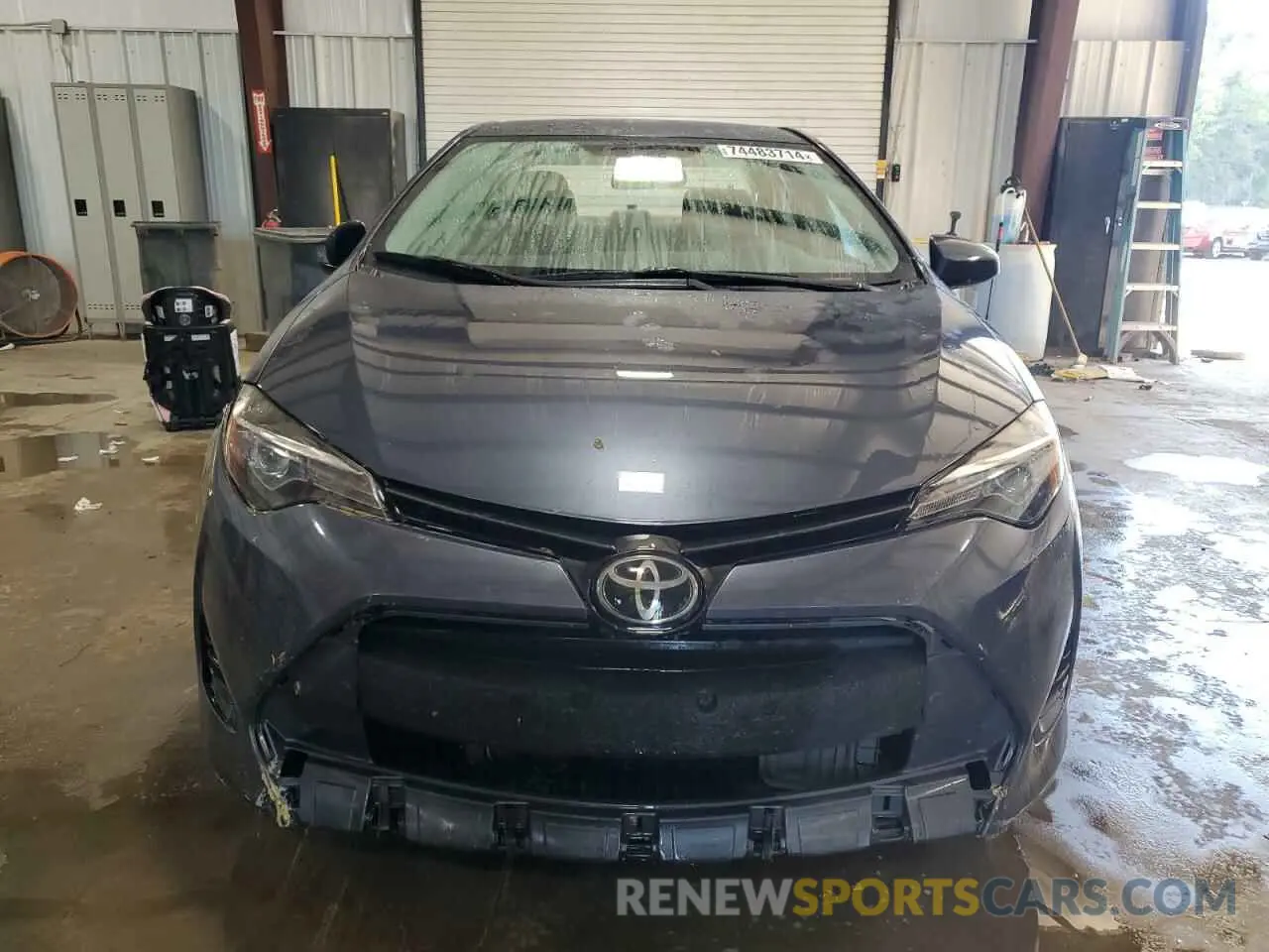 5 fotografías del automóvil dañado 5YFBURHE9KP905329 TOYOTA COROLLA 2019