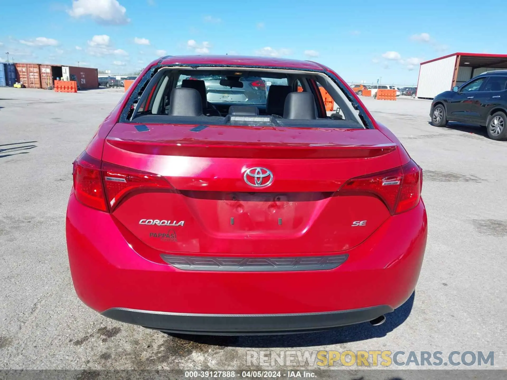 16 fotografías del automóvil dañado 5YFBURHE9KP907680 TOYOTA COROLLA 2019