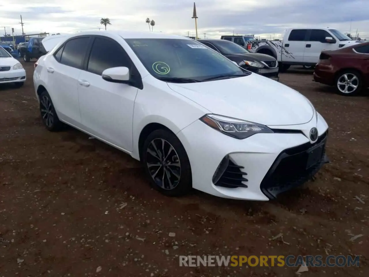 1 fotografías del automóvil dañado 5YFBURHE9KP909574 TOYOTA COROLLA 2019