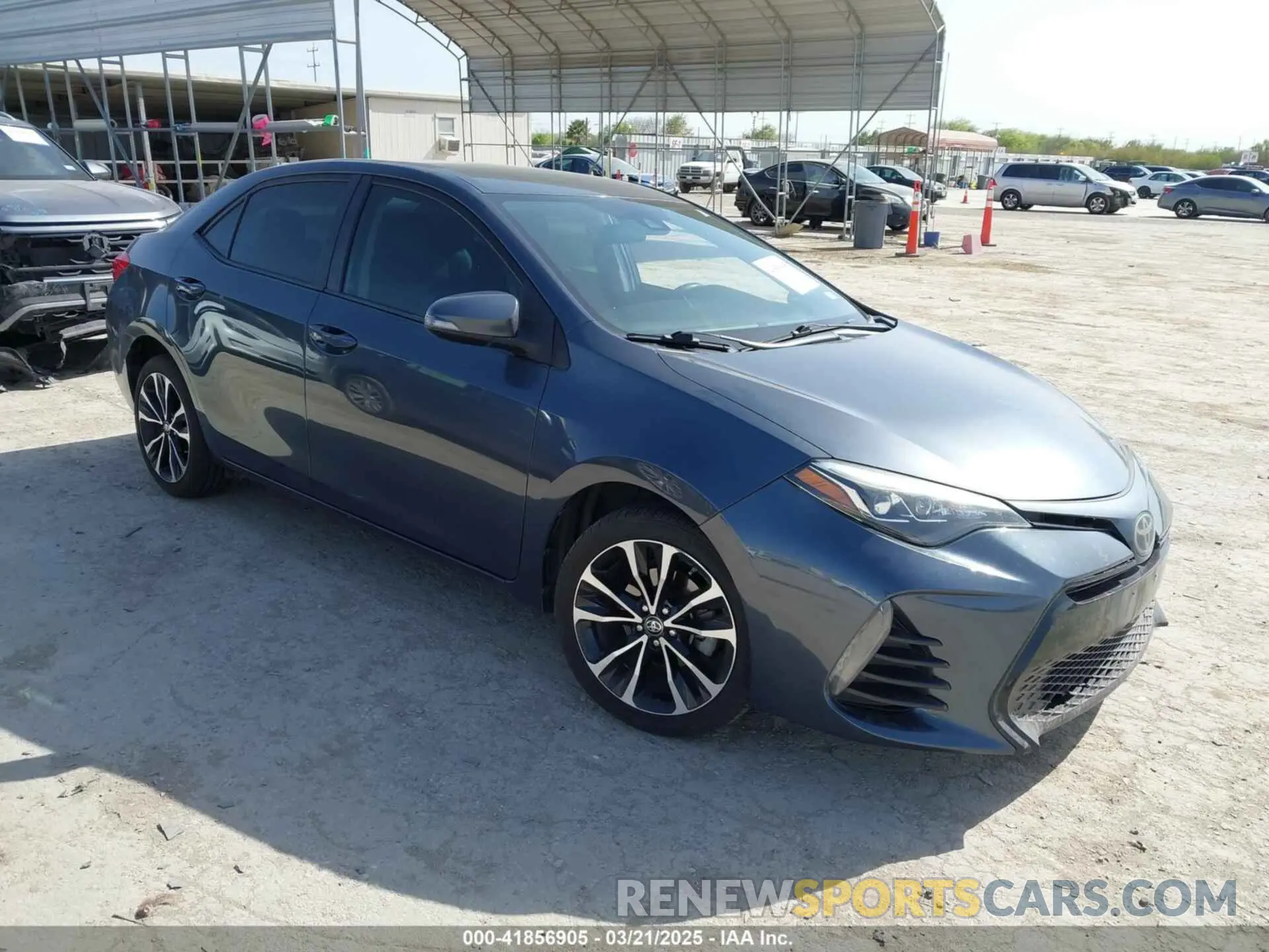 1 fotografías del automóvil dañado 5YFBURHE9KP910059 TOYOTA COROLLA 2019