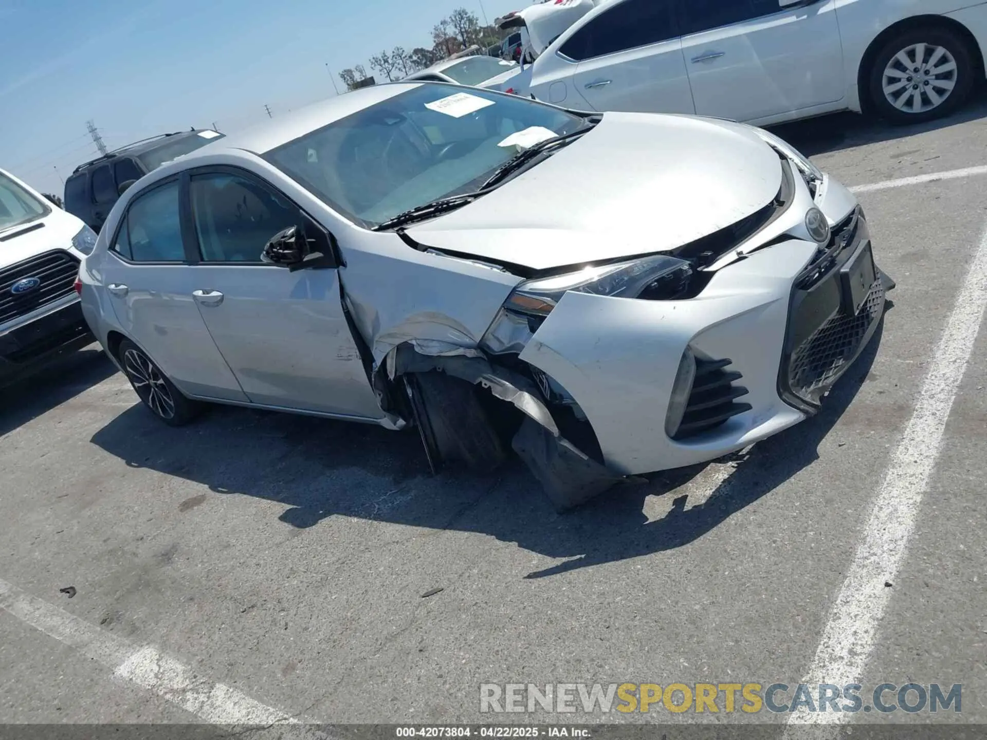 1 fotografías del automóvil dañado 5YFBURHE9KP917996 TOYOTA COROLLA 2019