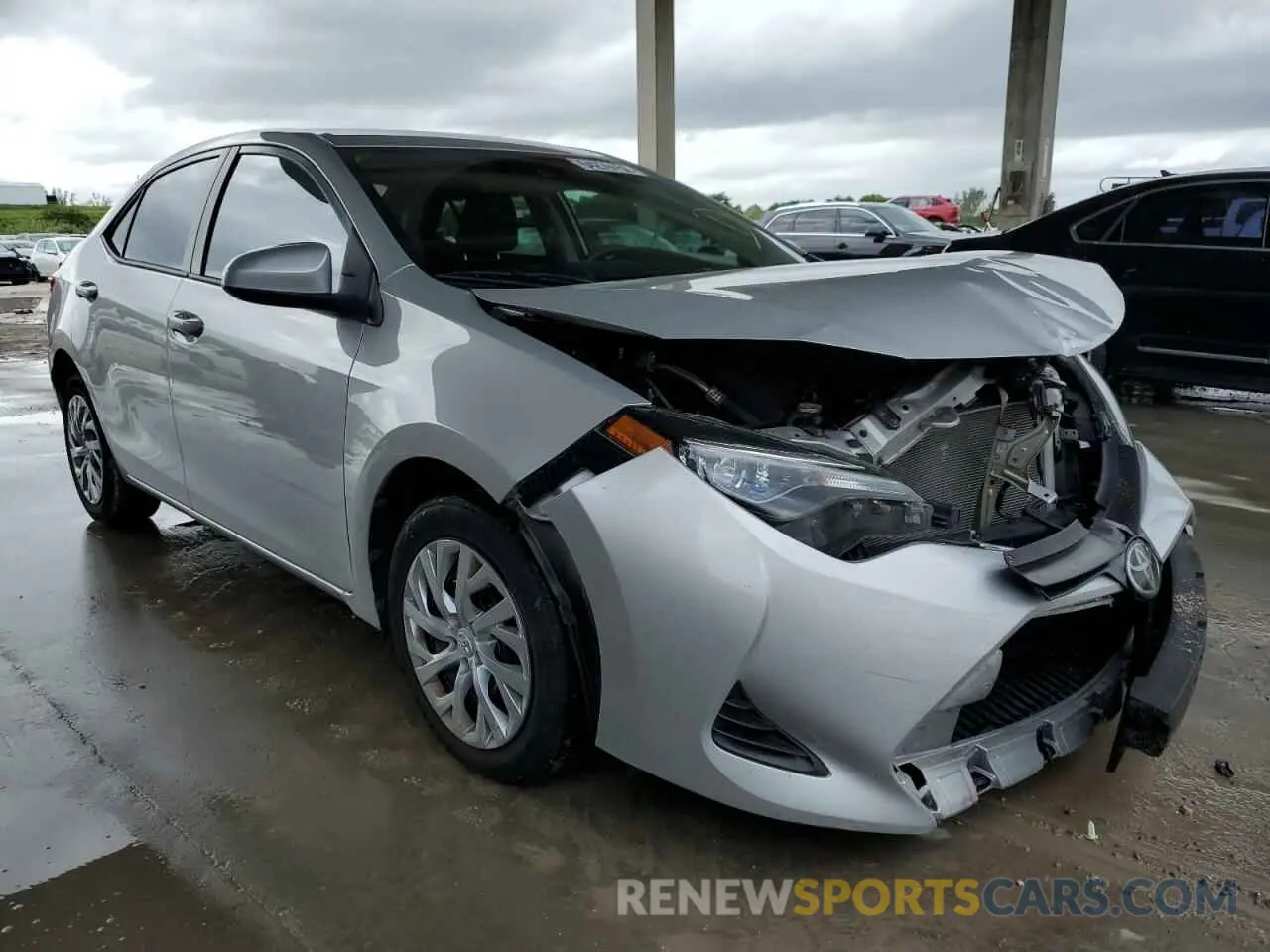 1 fotografías del automóvil dañado 5YFBURHE9KP919795 TOYOTA COROLLA 2019