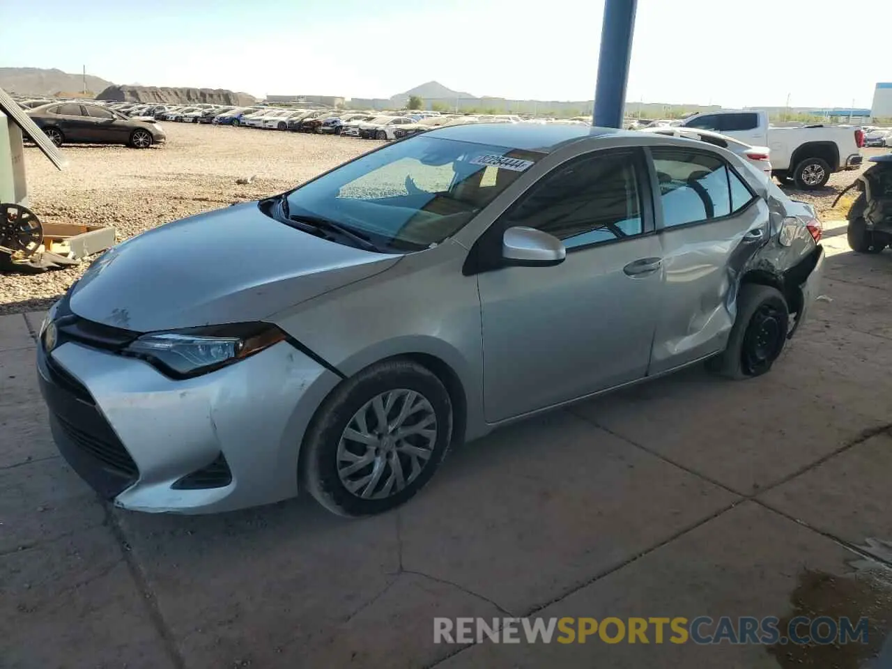 1 fotografías del automóvil dañado 5YFBURHE9KP931722 TOYOTA COROLLA 2019
