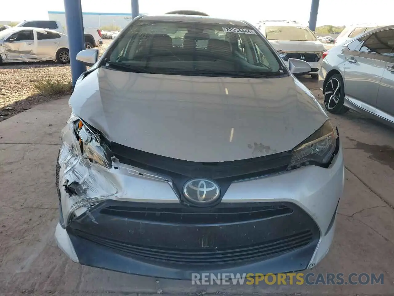 5 fotografías del automóvil dañado 5YFBURHE9KP931722 TOYOTA COROLLA 2019