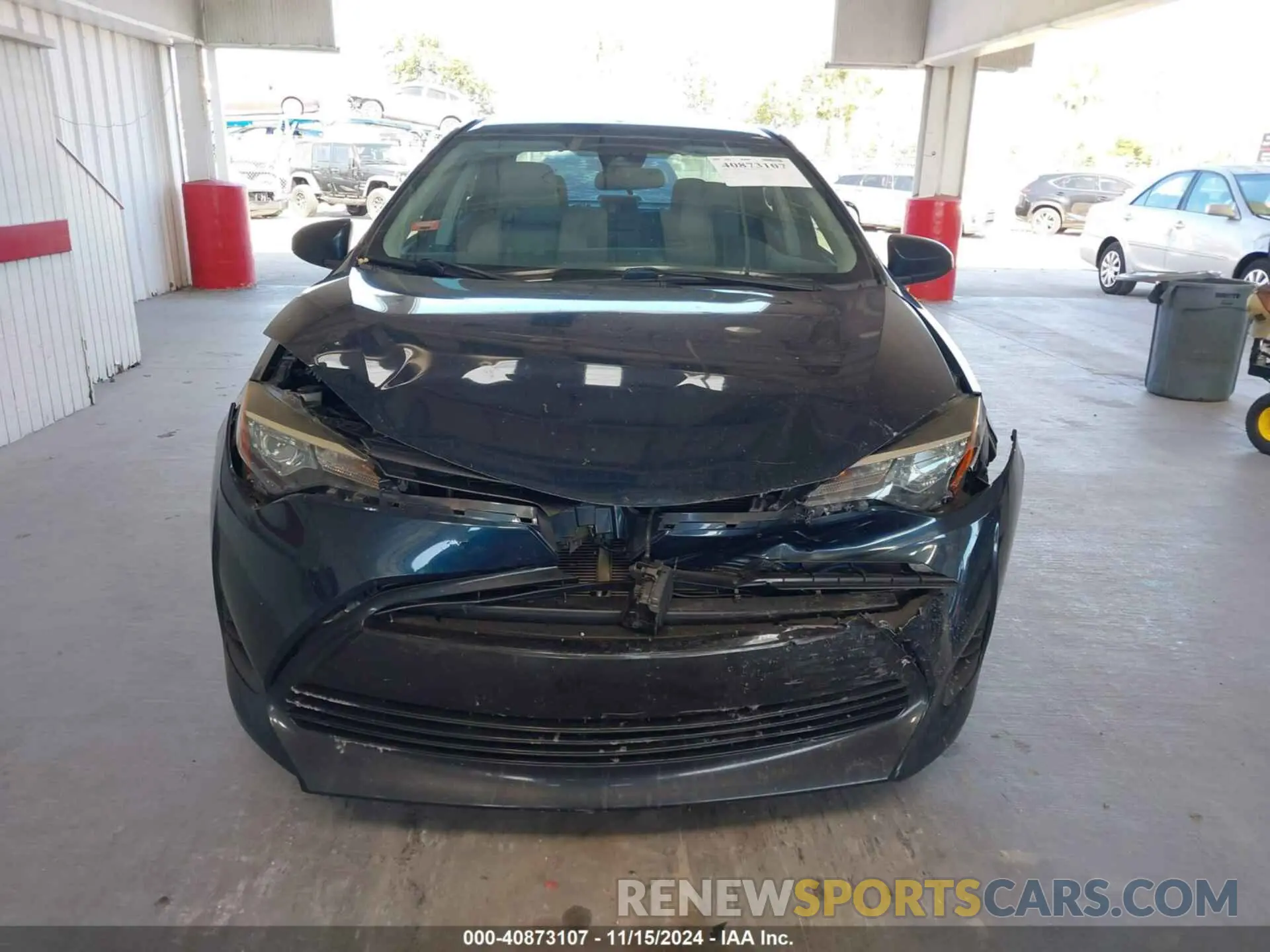 12 fotografías del automóvil dañado 5YFBURHE9KP936838 TOYOTA COROLLA 2019
