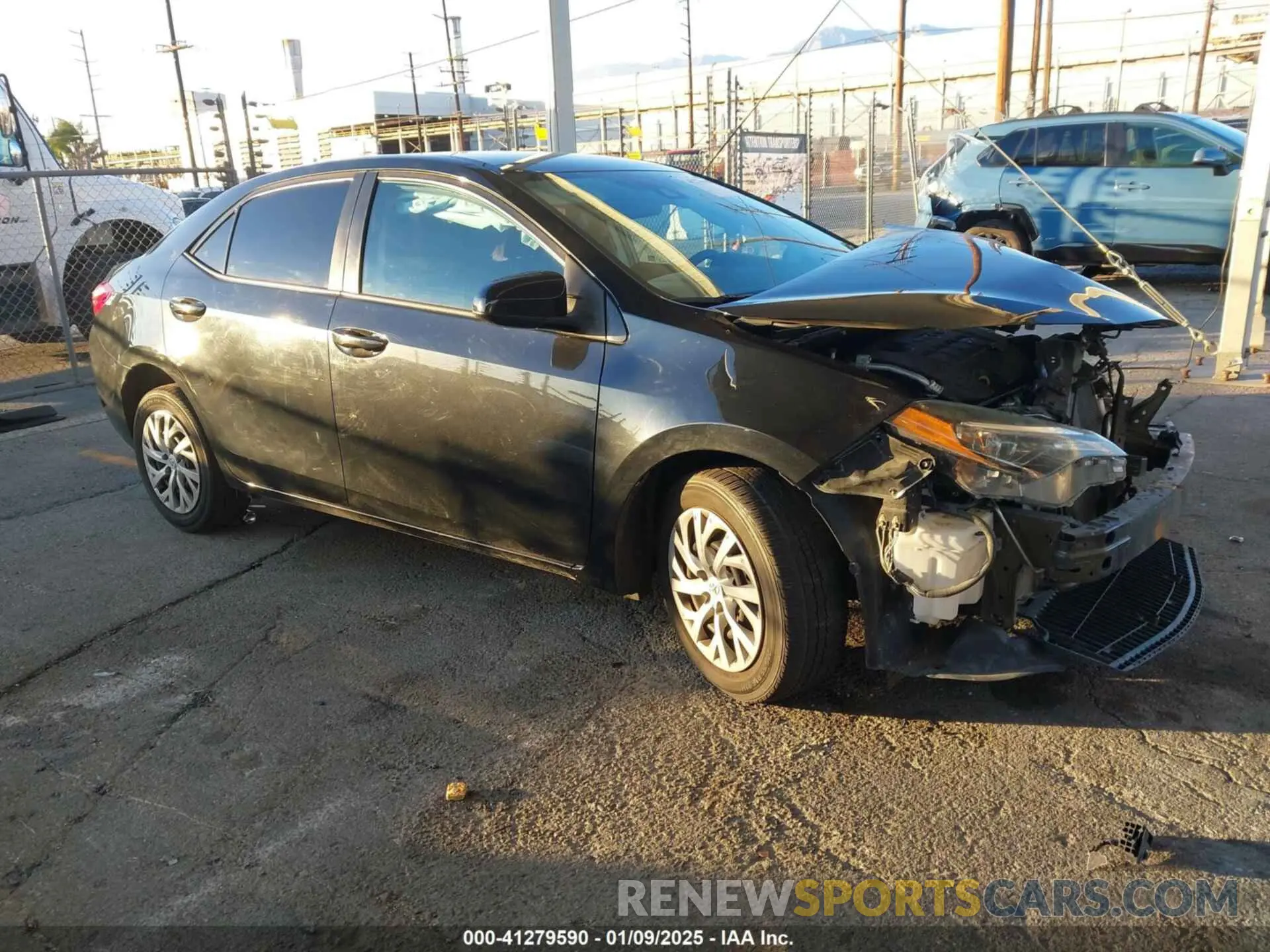 1 fotografías del automóvil dañado 5YFBURHE9KP939125 TOYOTA COROLLA 2019
