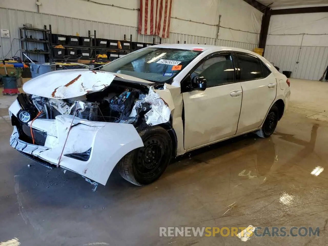 1 fotografías del automóvil dañado 5YFBURHE9KP939190 TOYOTA COROLLA 2019