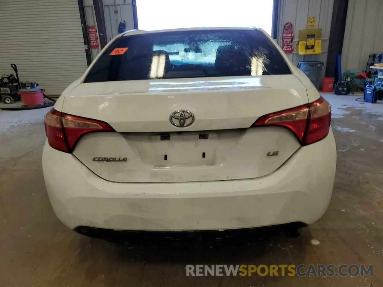 6 fotografías del automóvil dañado 5YFBURHE9KP939190 TOYOTA COROLLA 2019