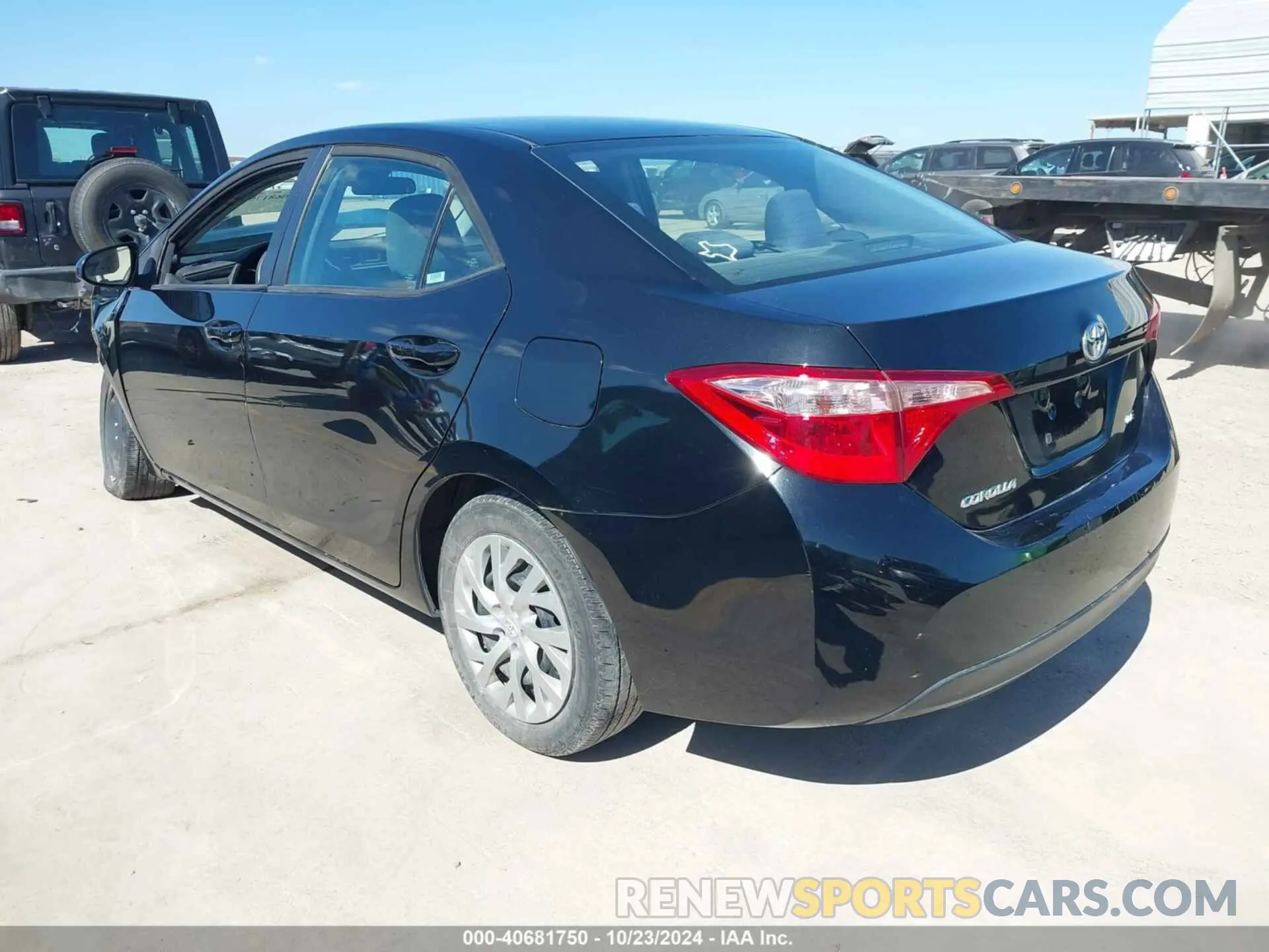 3 fotografías del automóvil dañado 5YFBURHE9KP941117 TOYOTA COROLLA 2019