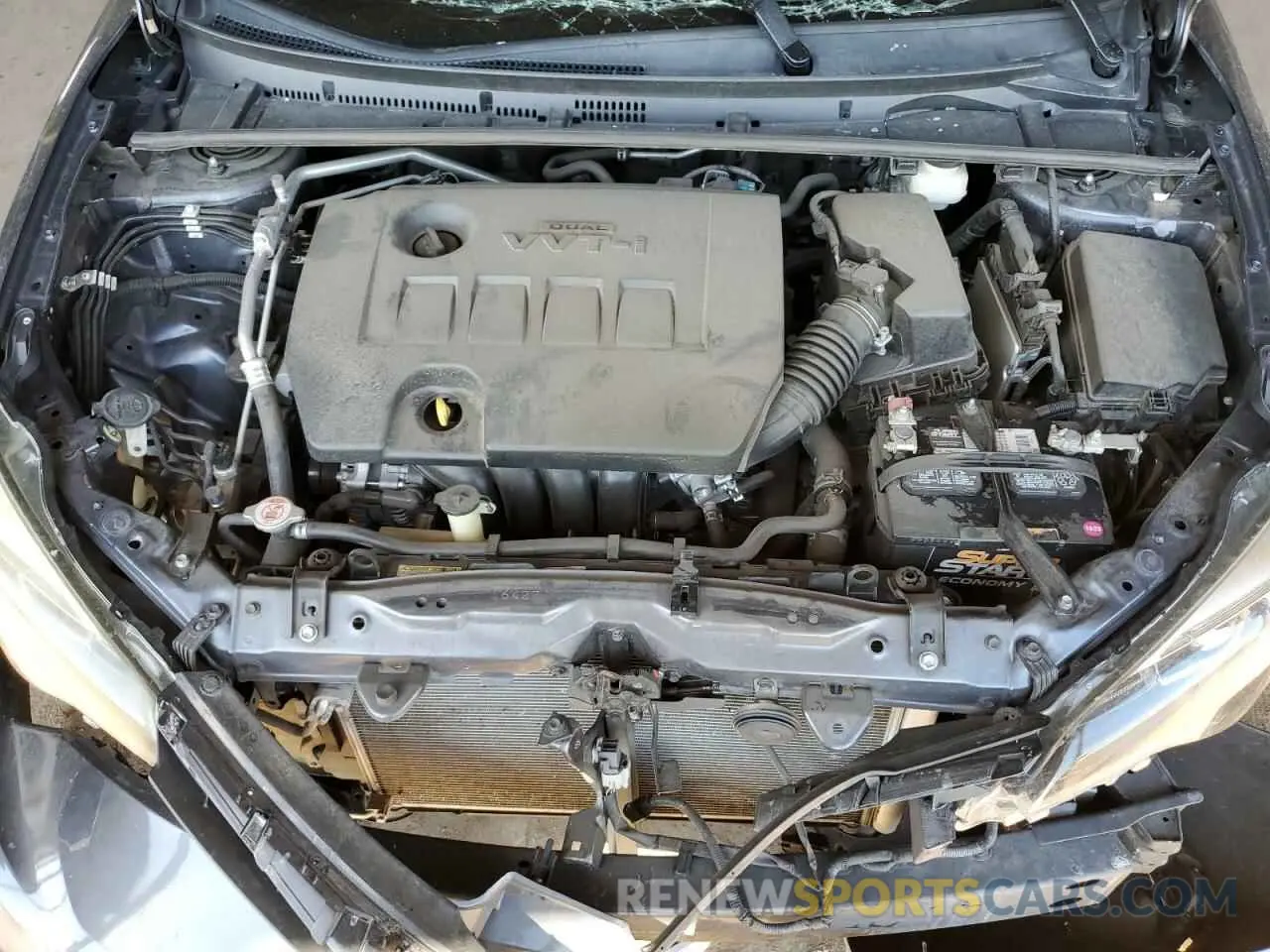 11 fotografías del automóvil dañado 5YFBURHE9KP941618 TOYOTA COROLLA 2019