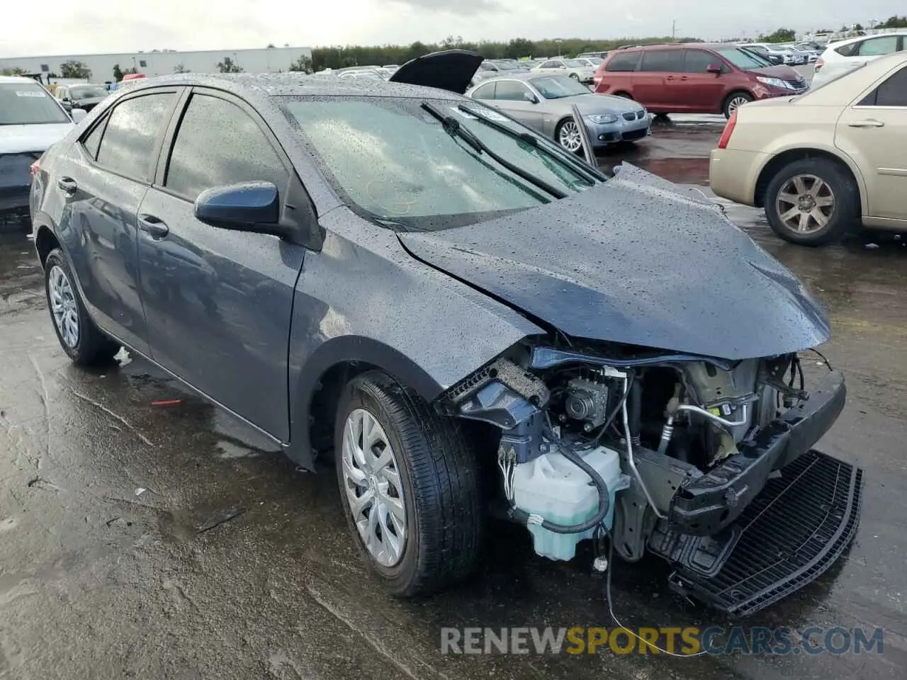1 fotografías del automóvil dañado 5YFBURHE9KP941831 TOYOTA COROLLA 2019
